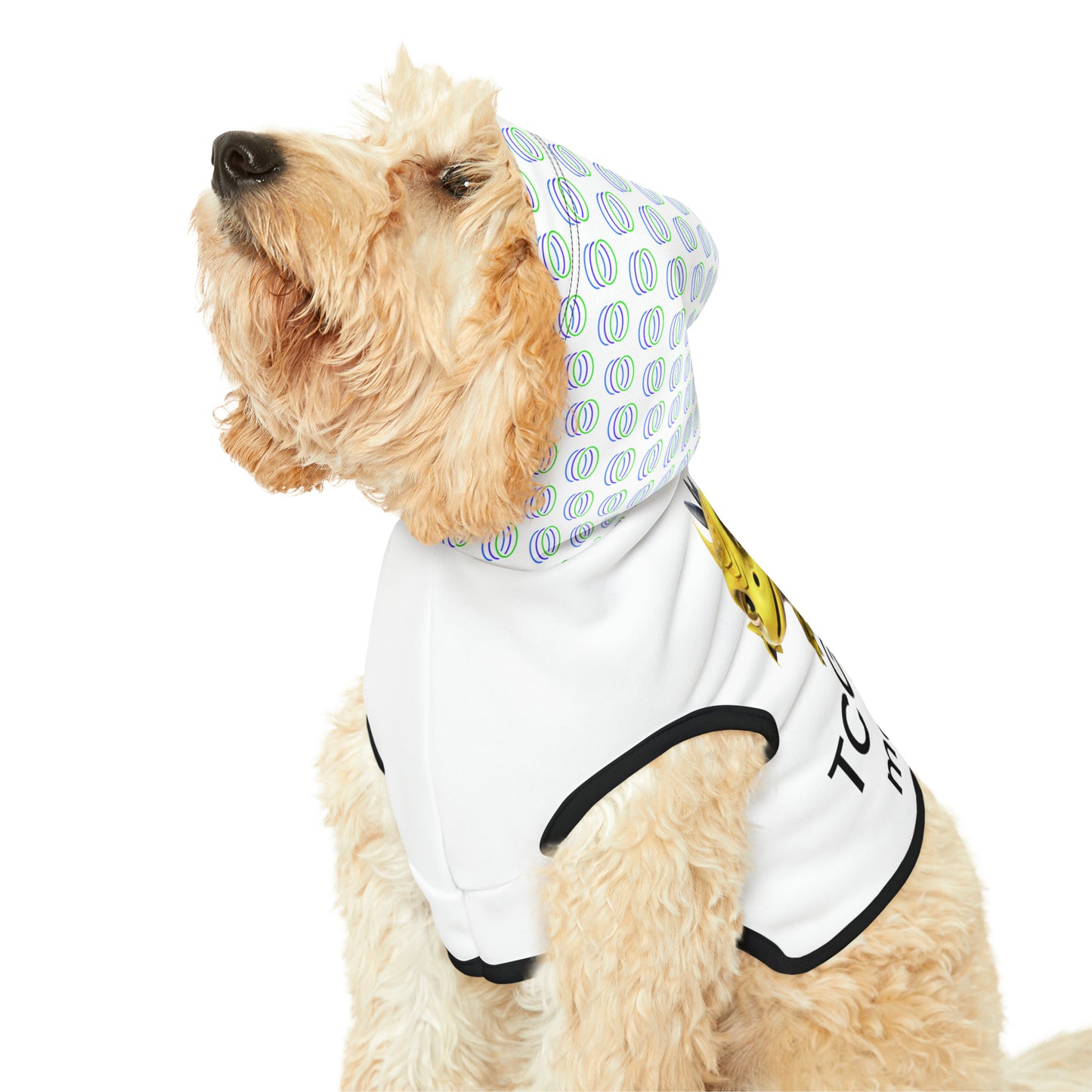 TCG World Metaverse Pet Gear - Phaedra Pet Hoodie for Cats or Dogs (White)