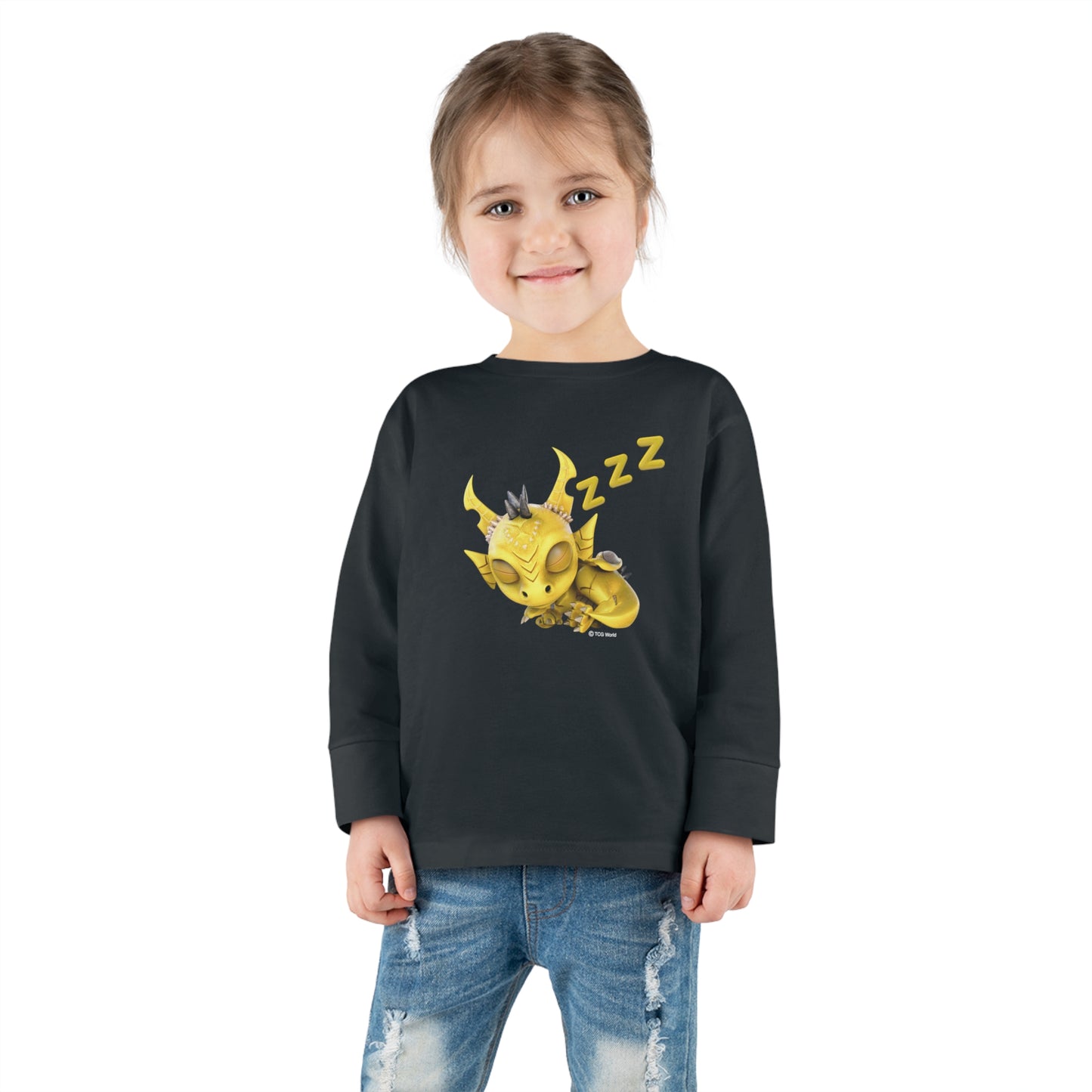 Phaedra Sleeping Toddler Long Sleeve Shirt