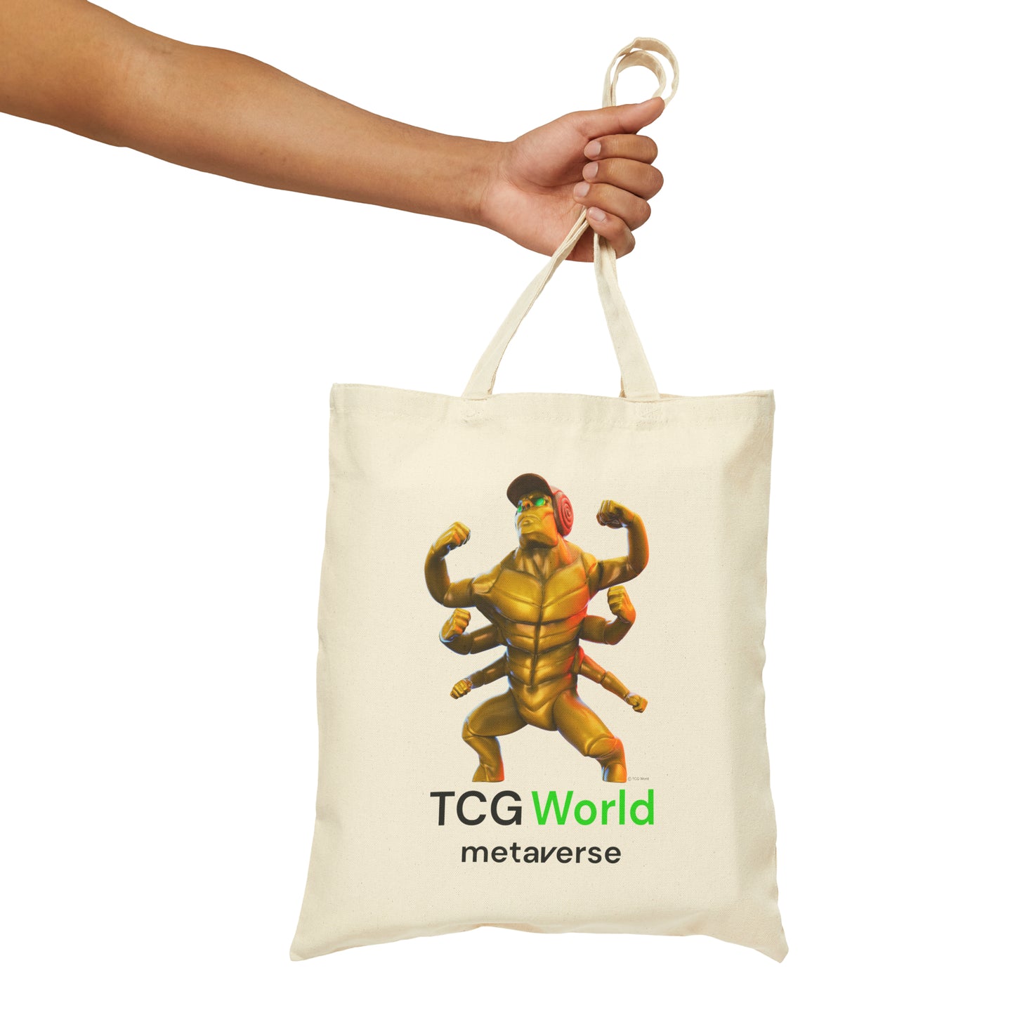 Helmix - TCG World Metaverse Sprite Canvas Tote Bag