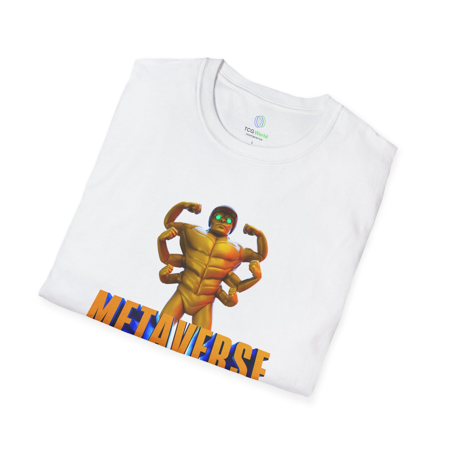 Helmix Metaverse Muscles - TCG World Metaverse Unisex Adult Softstyle T-Shirt