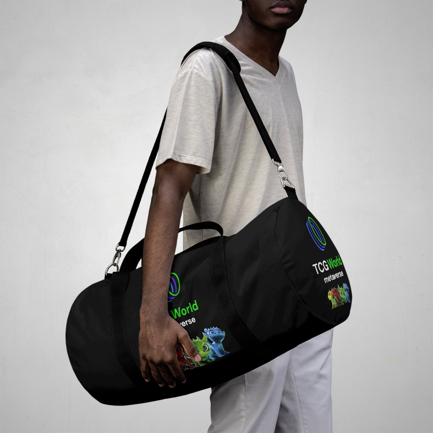 TCG World Dragons Travel Duffel Bag - Black