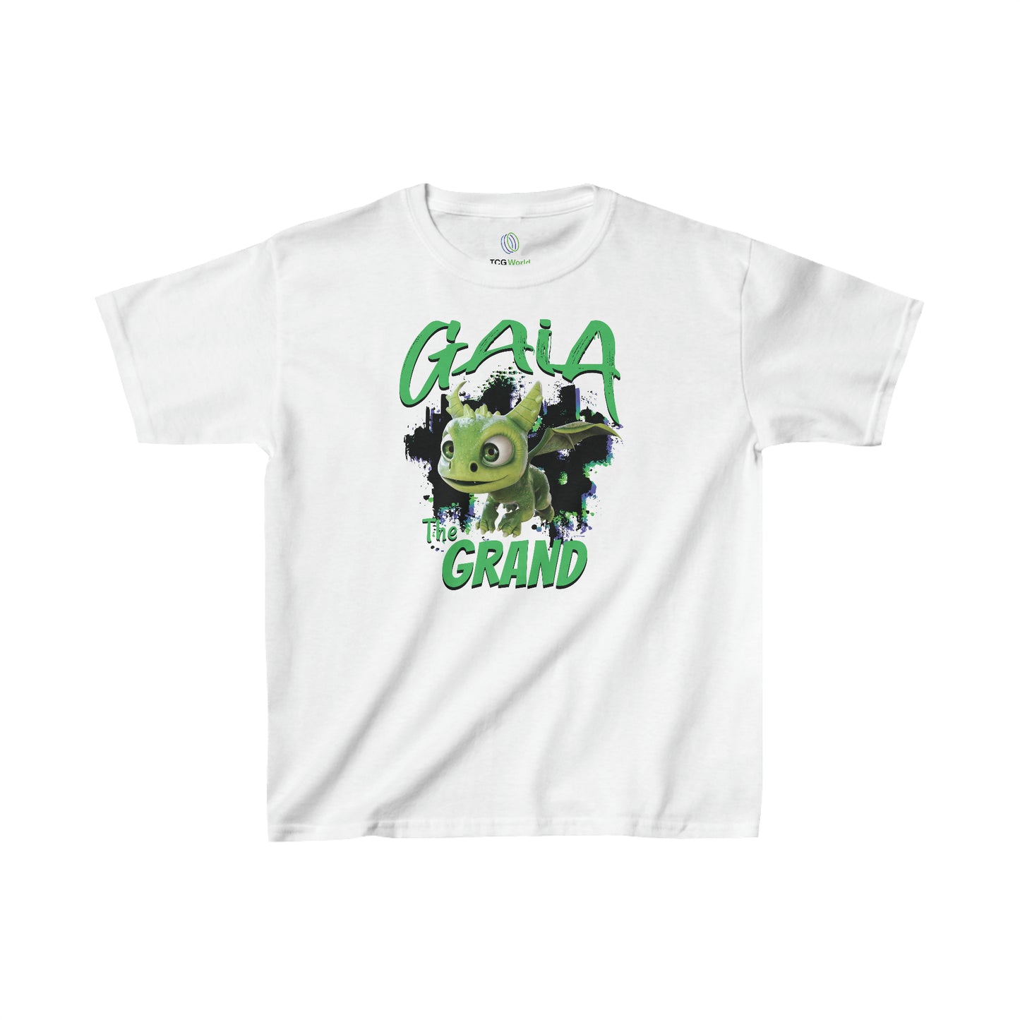 Gaia The Grand Paint Splatter - Kids Heavy Cotton™ Tee T-Shirt