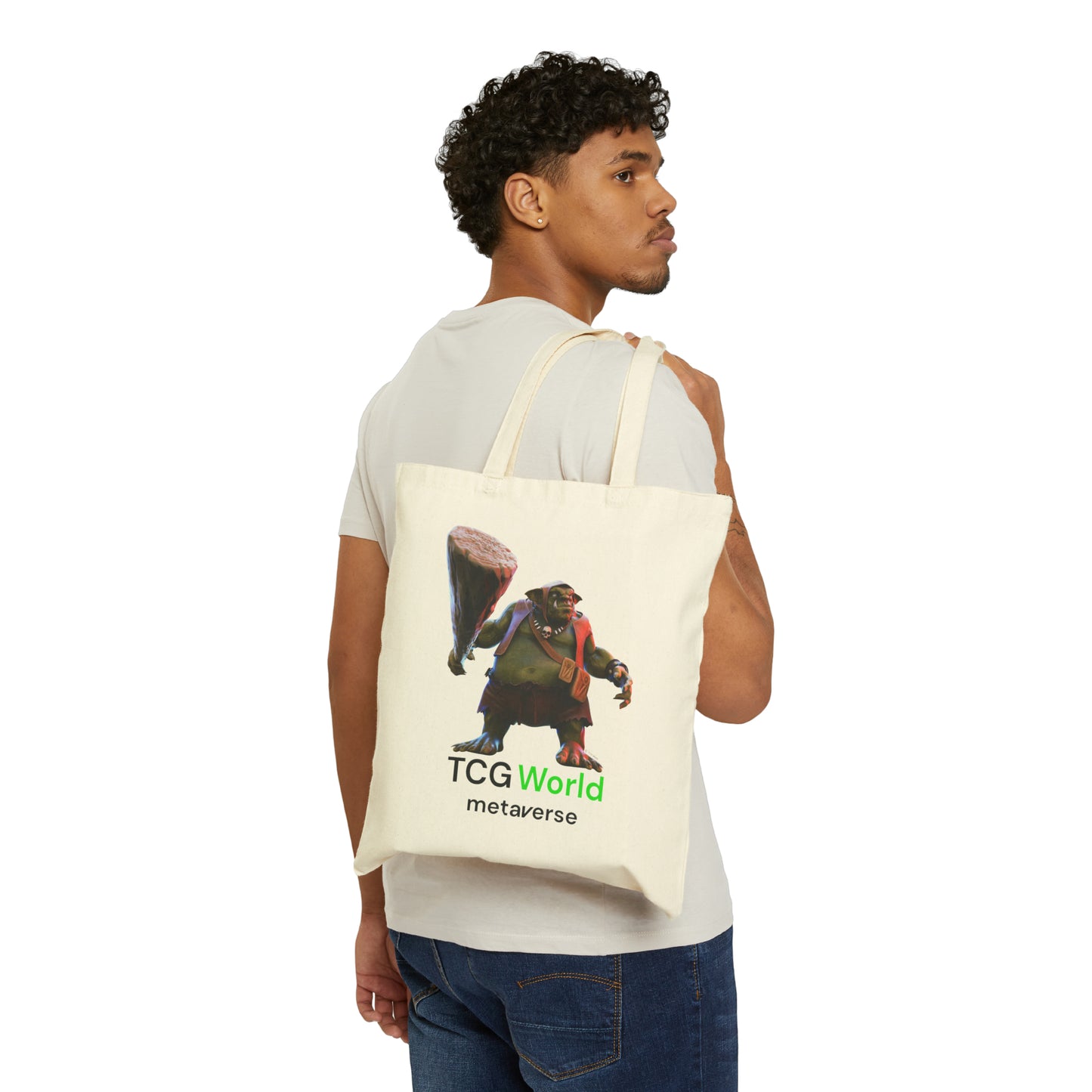 Ogrumm - TCG World Metaverse Sprite Canvas Tote Bag