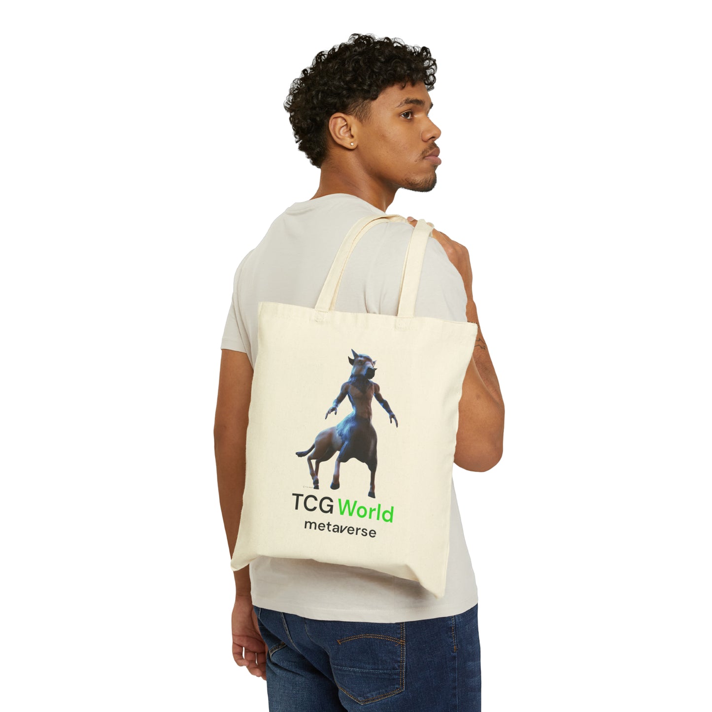 Taurion - TCG World Metaverse Sprite Canvas Tote Bag