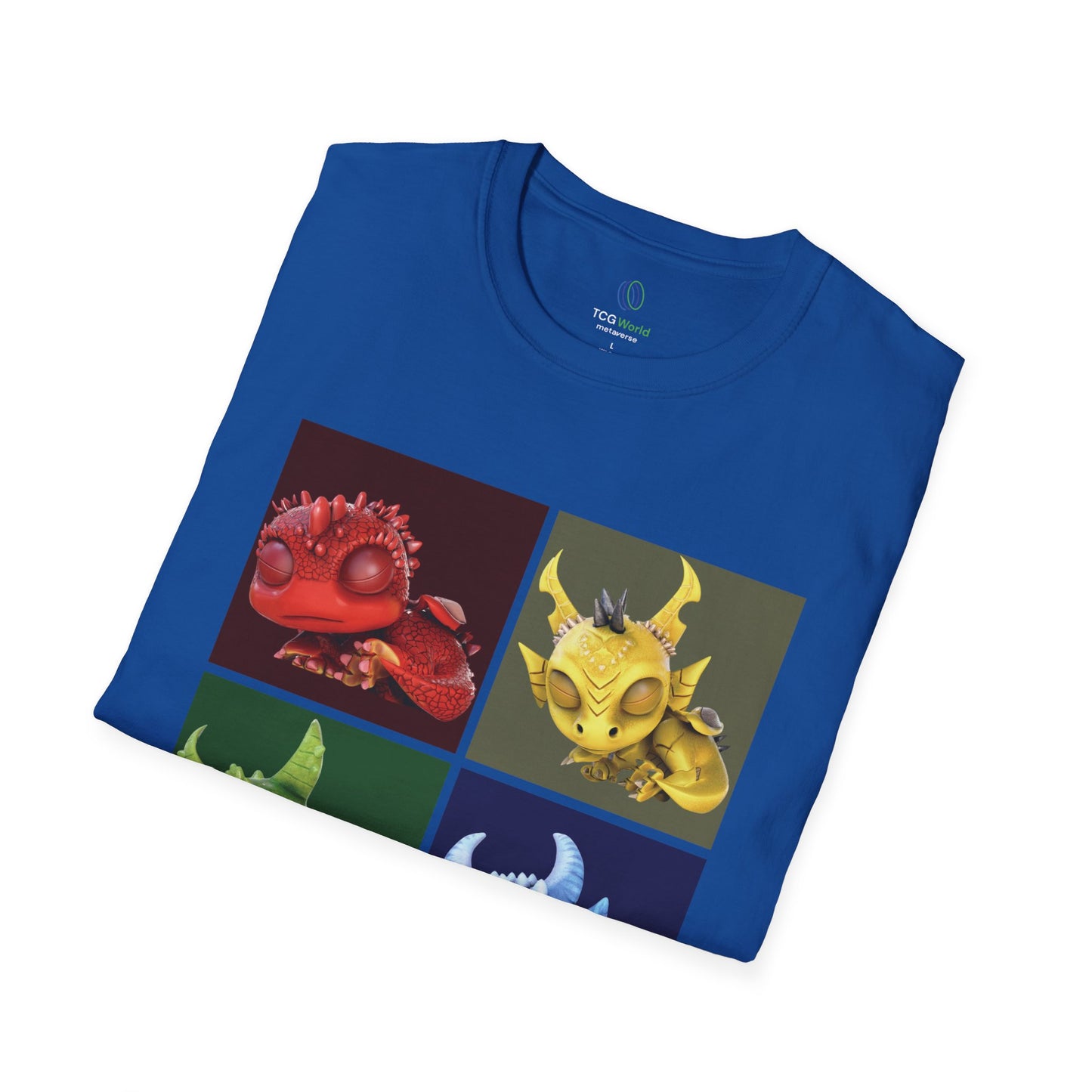 Sleeping Baby Dragons - Unisex Adult Softstyle T-Shirt