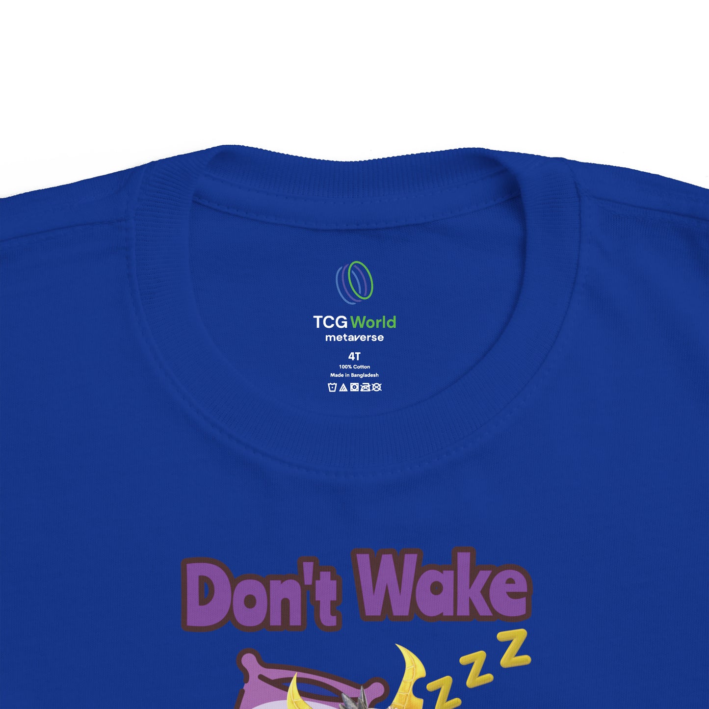 Phaedra Don't Wake A Sleeping Dragon Toddler's Fine Jersey Tee Shirt