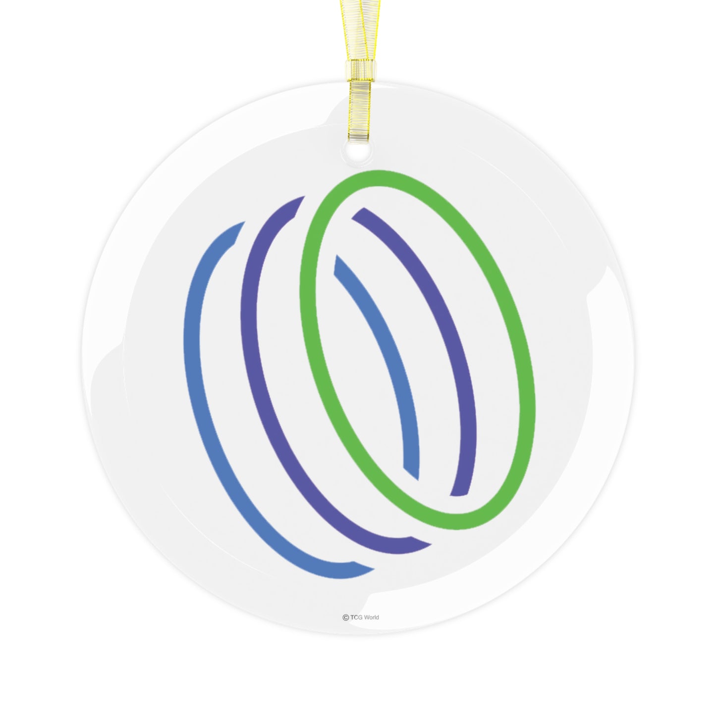 TCG World Glass Ornament