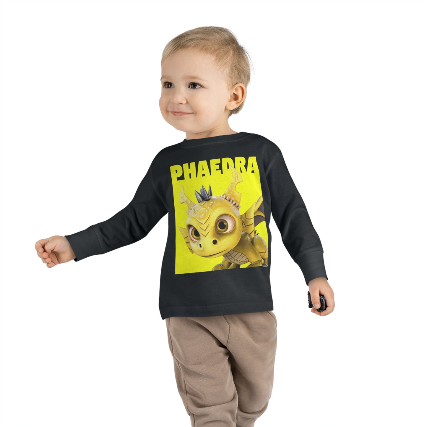 Phaedra Color Block Toddler Long Sleeve Shirt