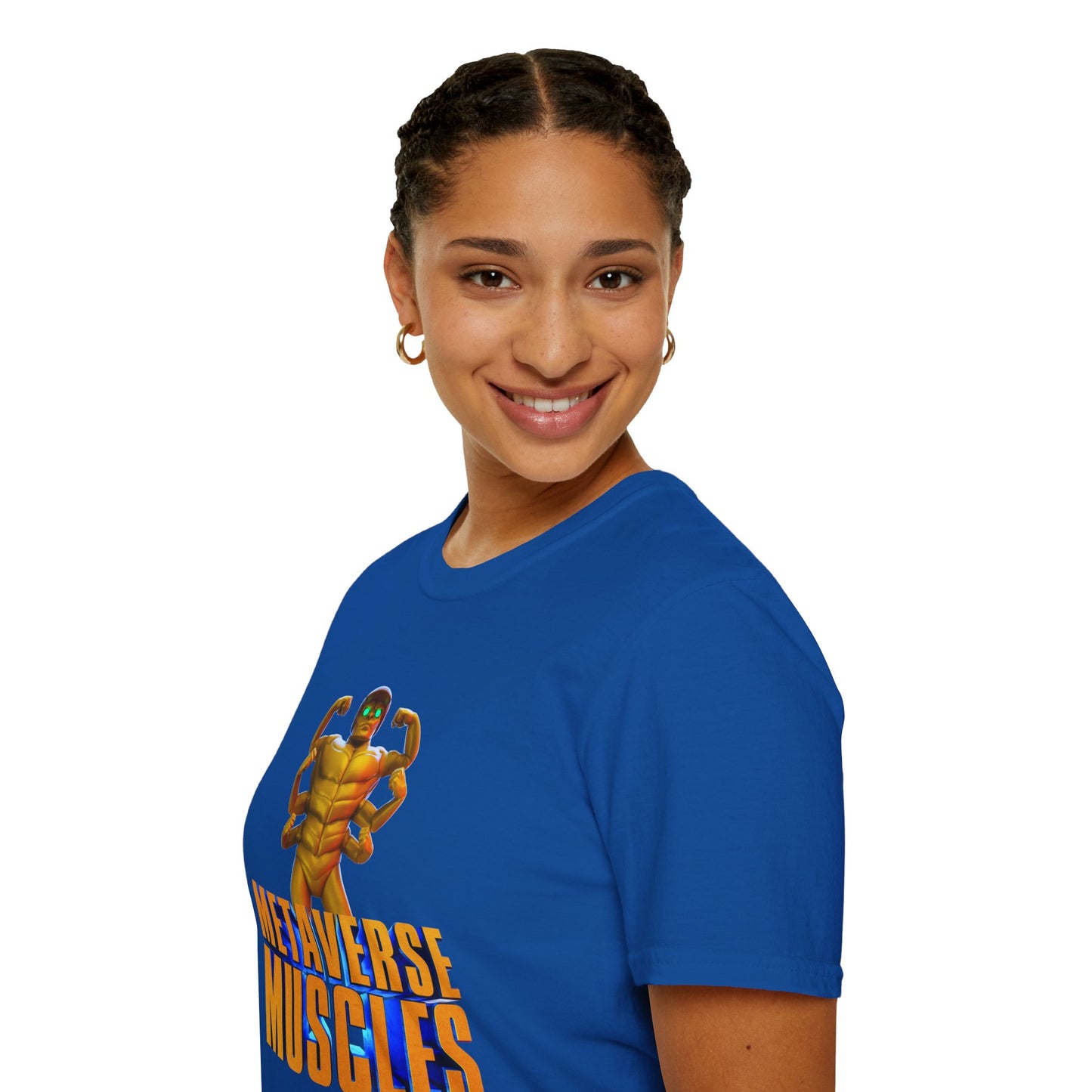 Helmix Metaverse Muscles - TCG World Metaverse Unisex Adult Softstyle T-Shirt