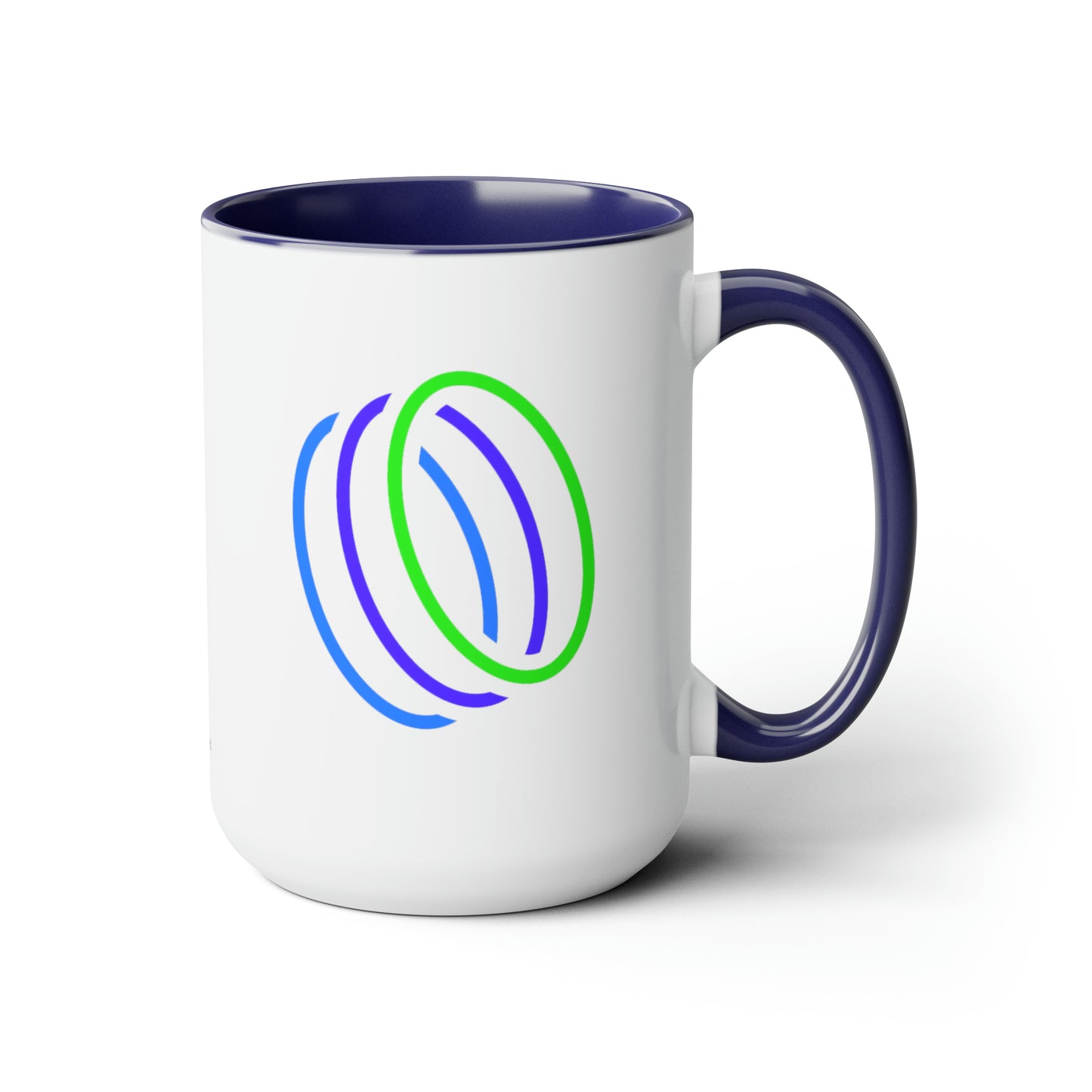 TCG World Rings Two-Tone Coffee Mug, 15oz