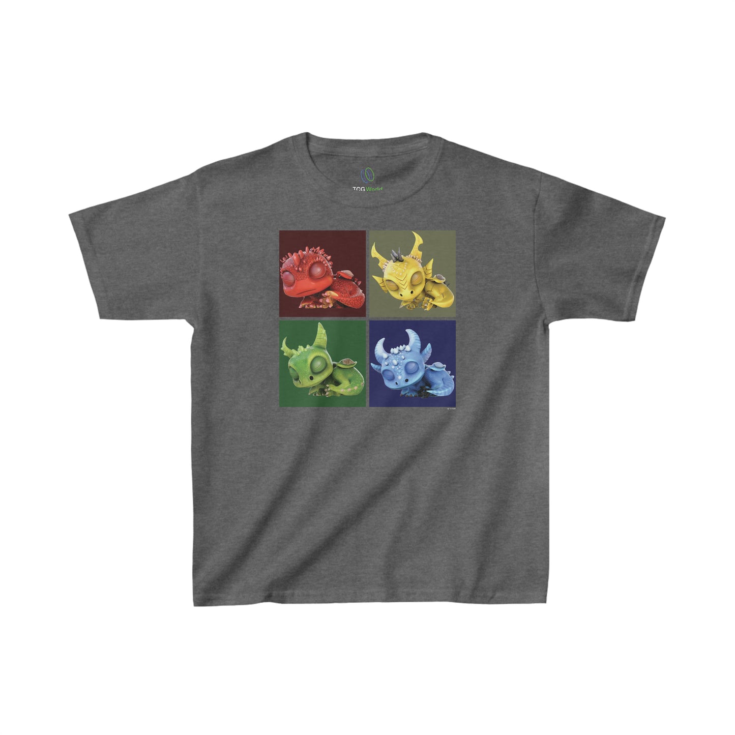 Baby Dragons Sleeping - Kids Heavy Cotton™ Tee T-Shirt