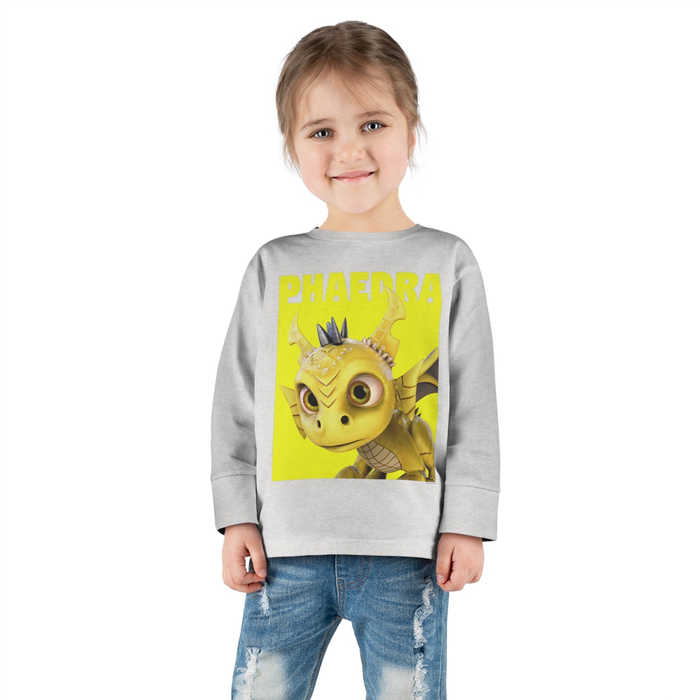 Phaedra Color Block Toddler Long Sleeve Shirt