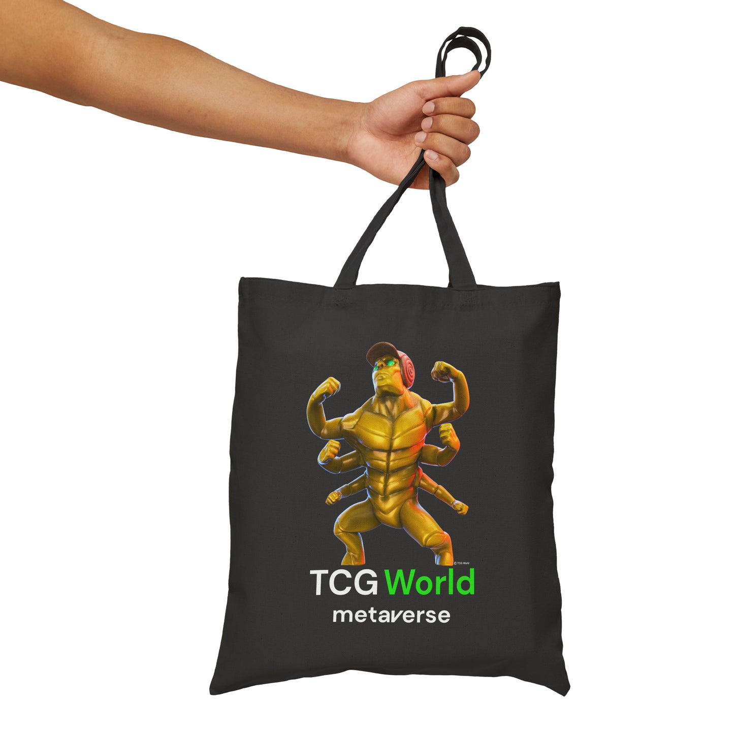 Helmix - TCG World Metaverse Sprite Canvas Tote Bag