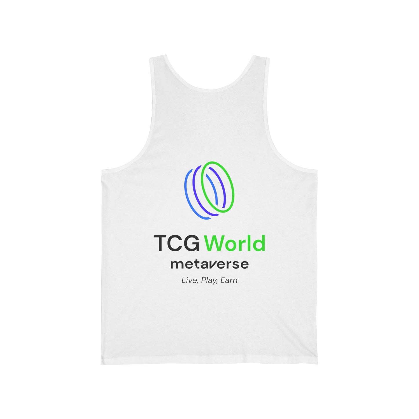 Mericlaw F*ck Yeah (Extra American) - TCG World Metaverse Sprite / American Flag - Adult Unisex Jersey Tank Top Shirt