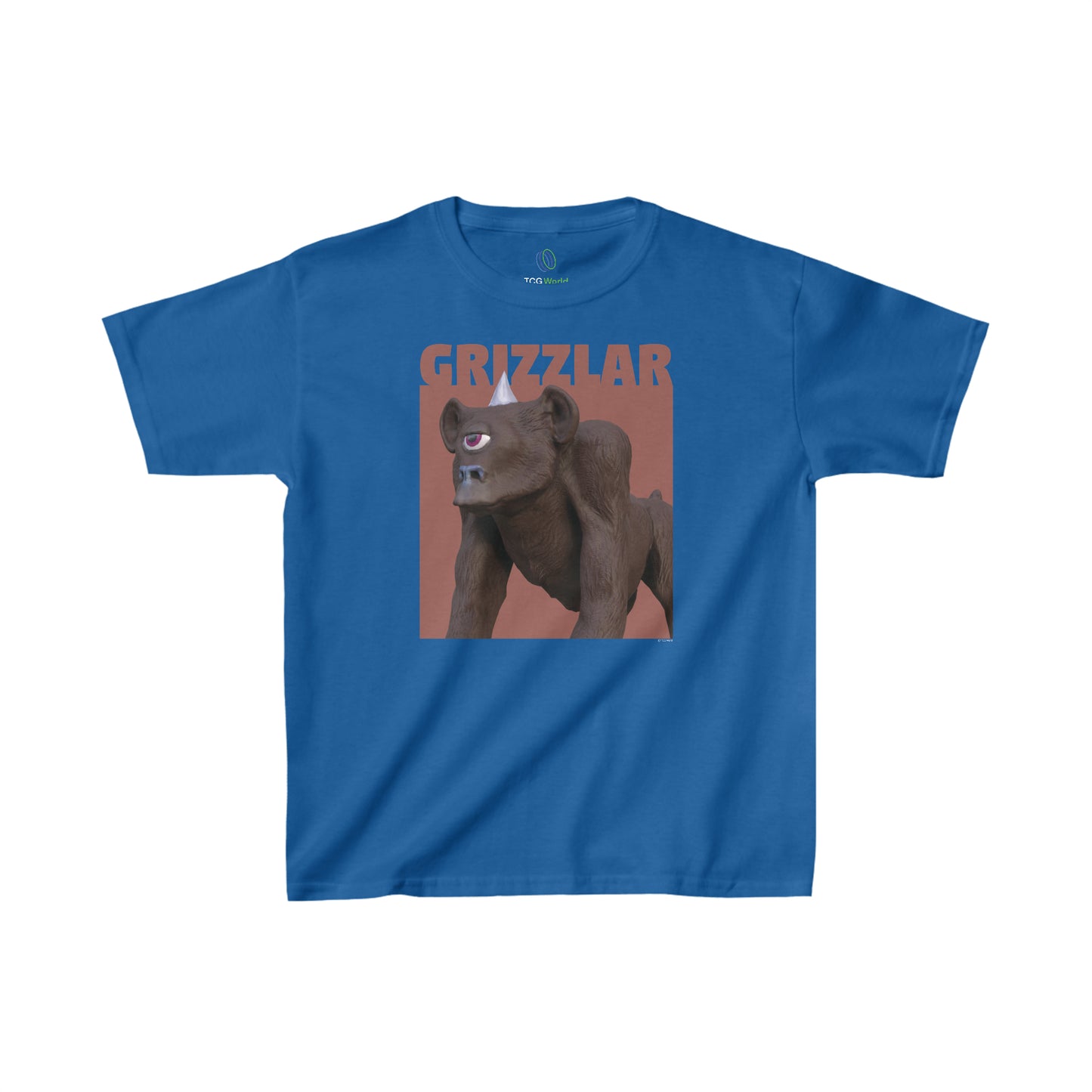 Grizzlar Color Block - Kids Heavy Cotton™ Tee T-Shirt