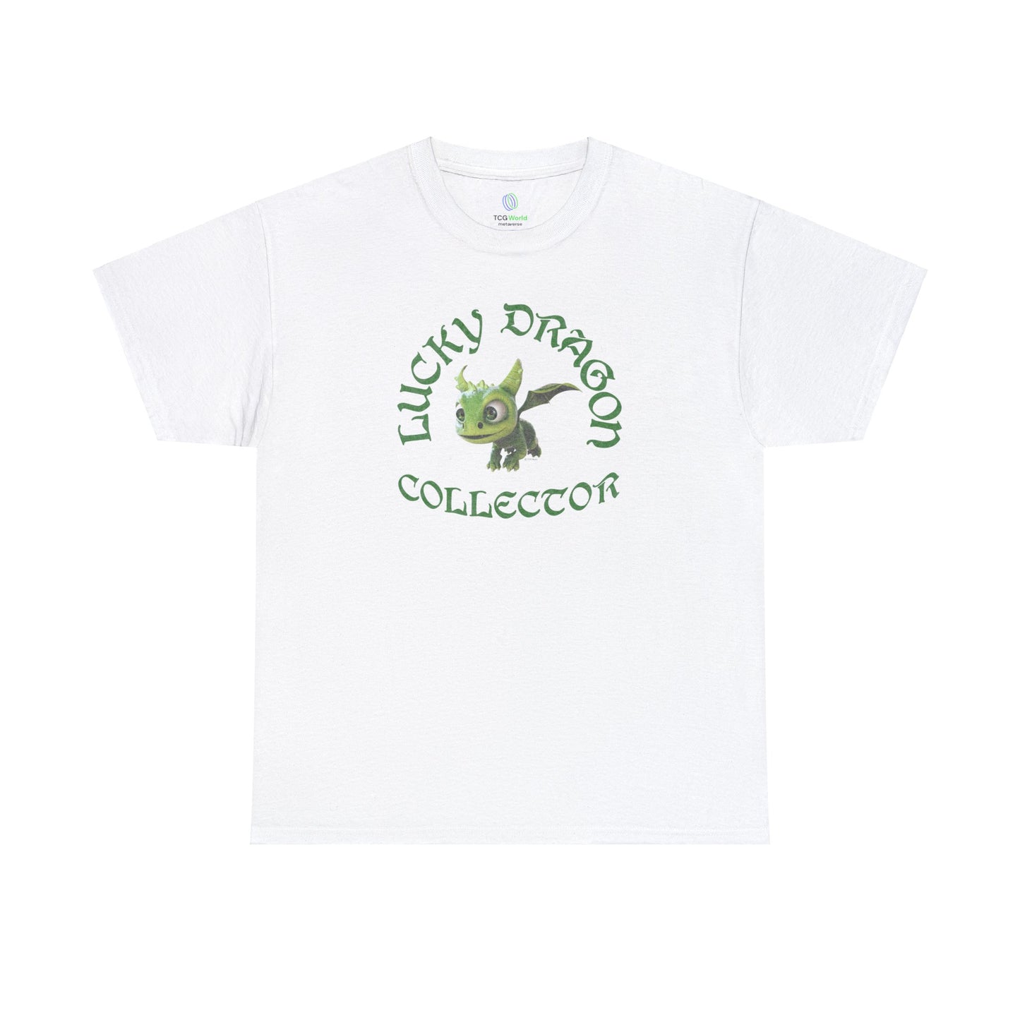 Lucky Dragon Collector Gaia Saint Patrick's Day Adult Unisex Heavy Cotton Tee