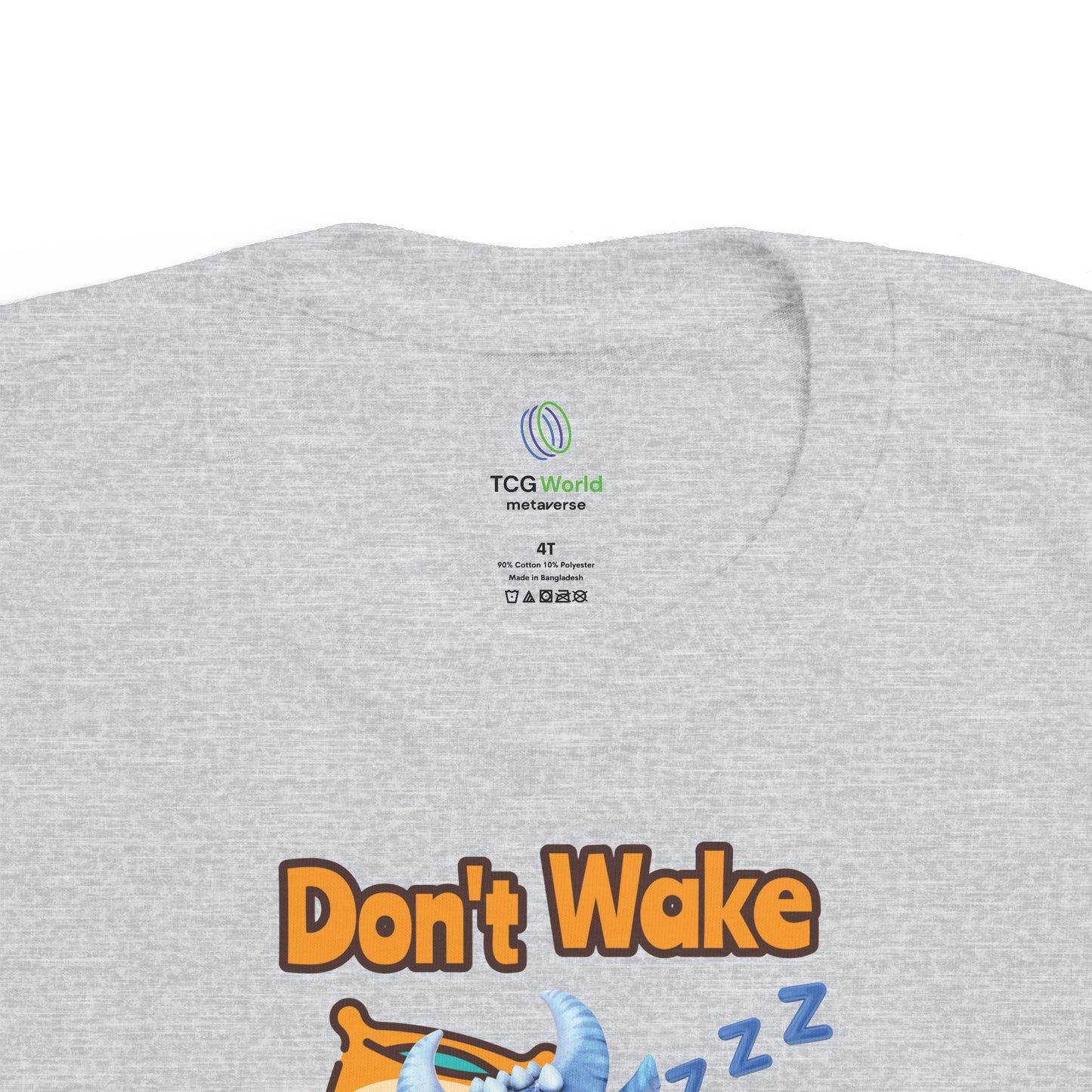 Boreas Don't Wake A Sleeping Dragon Toddler's Fine Jersey Tee Shirt