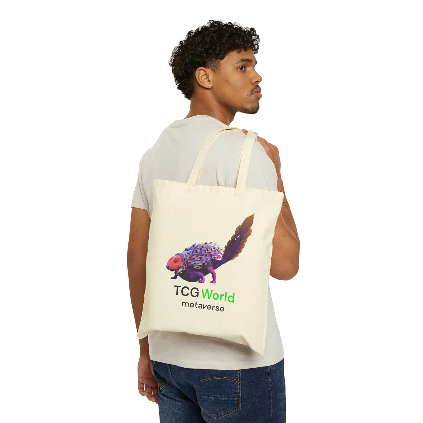 Peaquil - TCG World Metaverse Sprite Canvas Tote Bag
