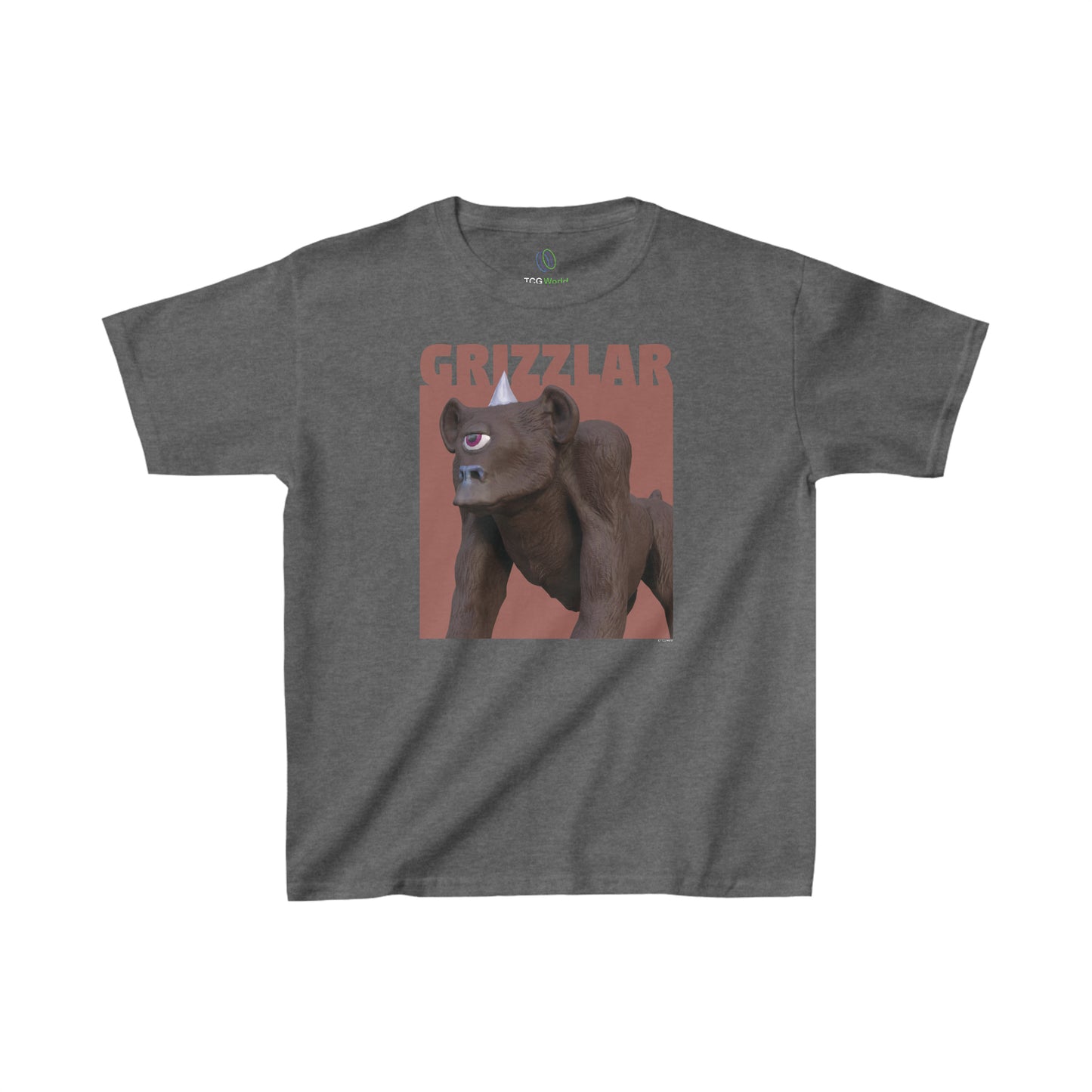 Grizzlar Color Block - Kids Heavy Cotton™ Tee T-Shirt