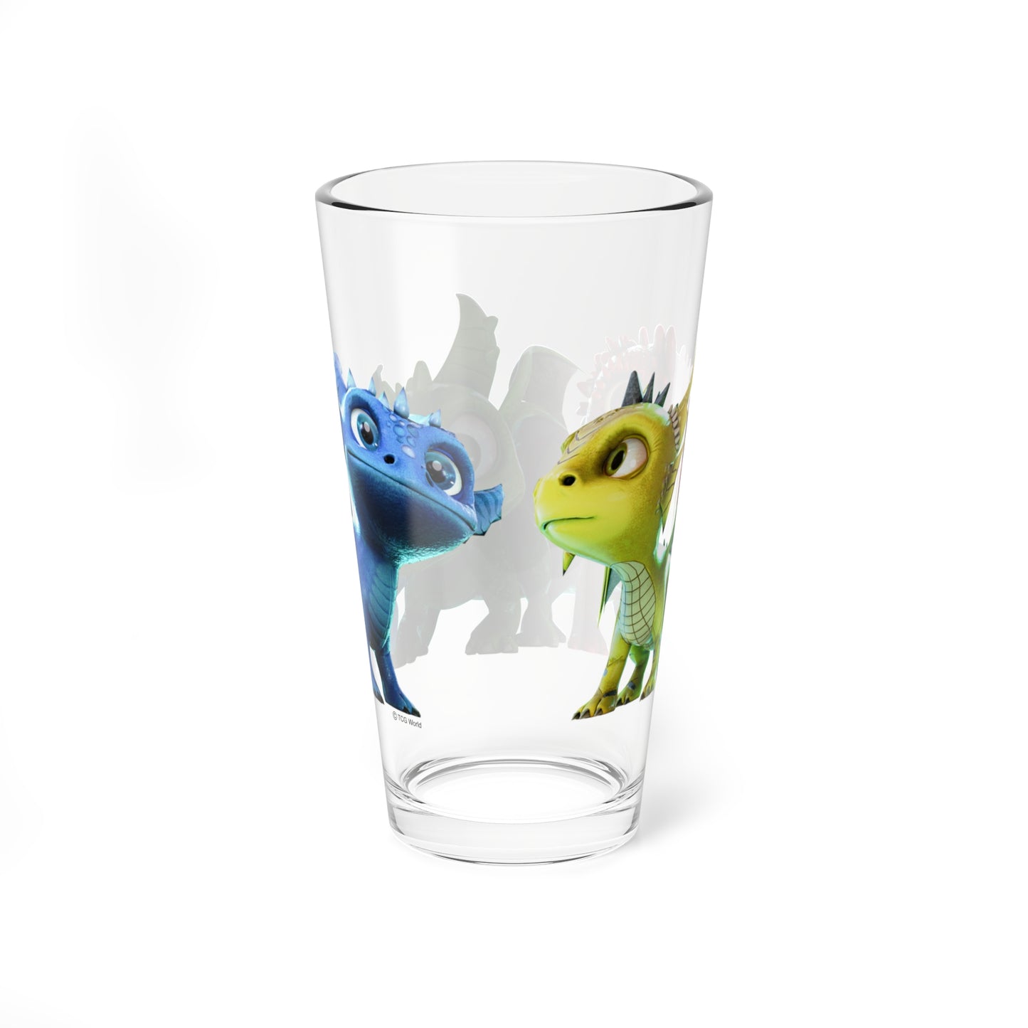 Baby Dragons Wrap-Around - TCG World Metaverse Tall Serving Glass, 16oz
