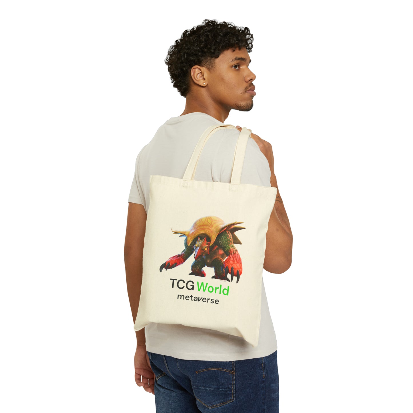 Turtank - TCG World Metaverse Sprite Canvas Tote Bag
