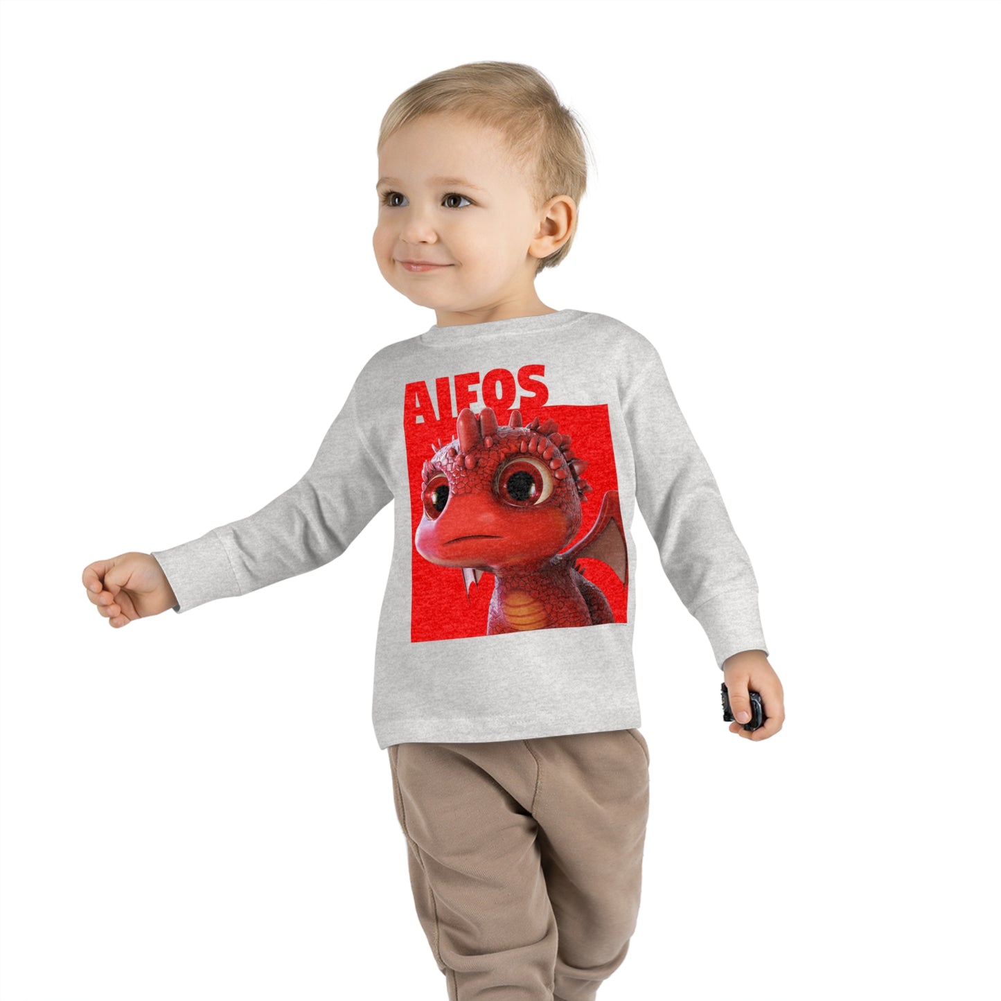 Aifos Color Block Toddler Long Sleeve Shirt