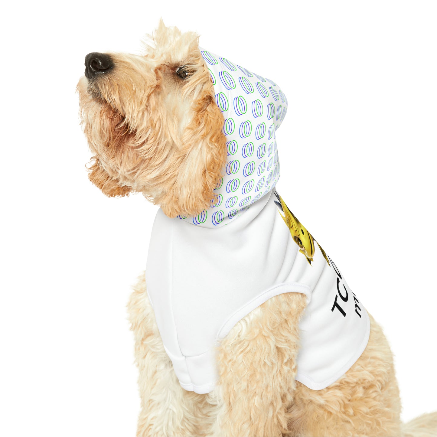TCG World Metaverse Pet Gear - Phaedra Pet Hoodie for Cats or Dogs (White)