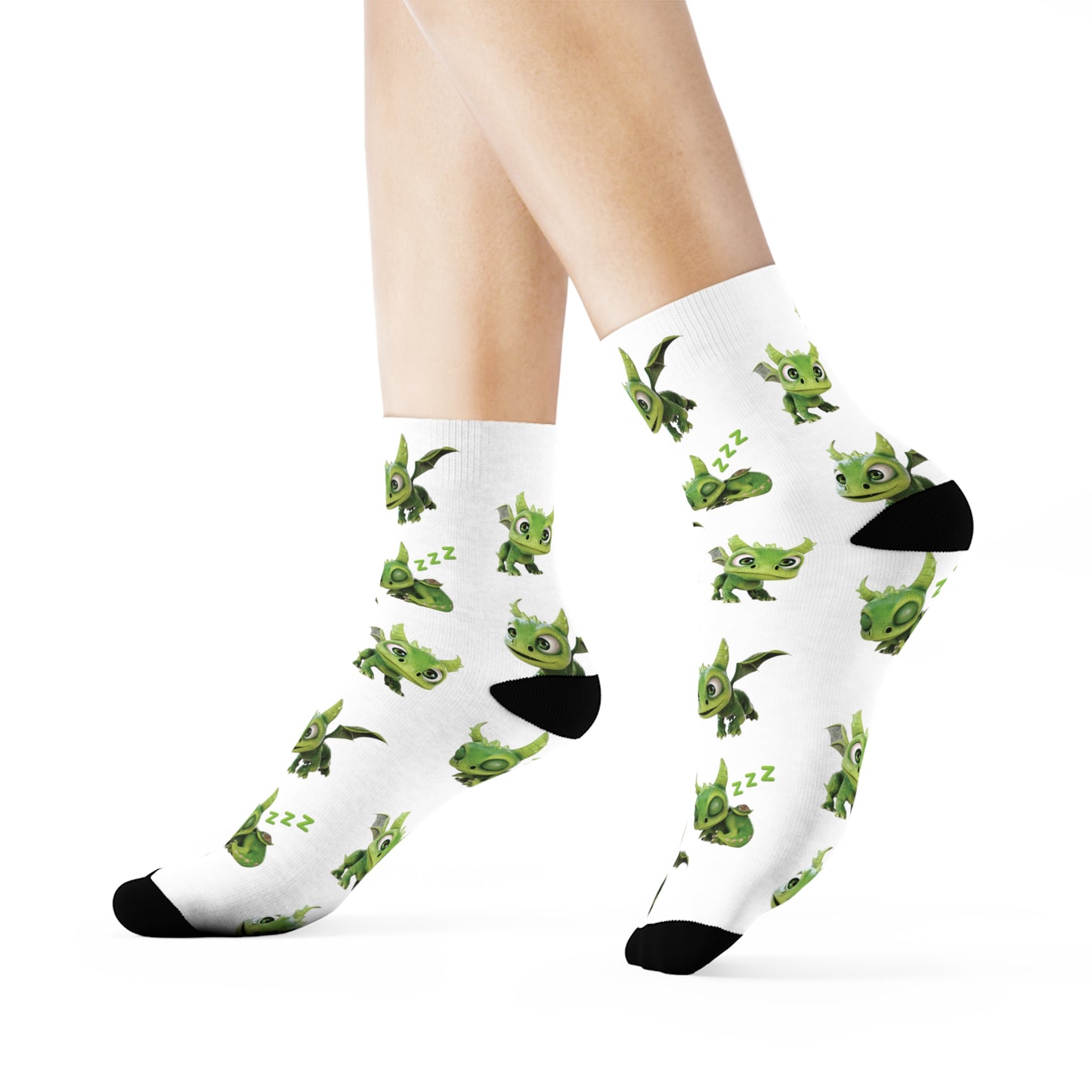 Gaia Sleeping Crew Socks - Adult