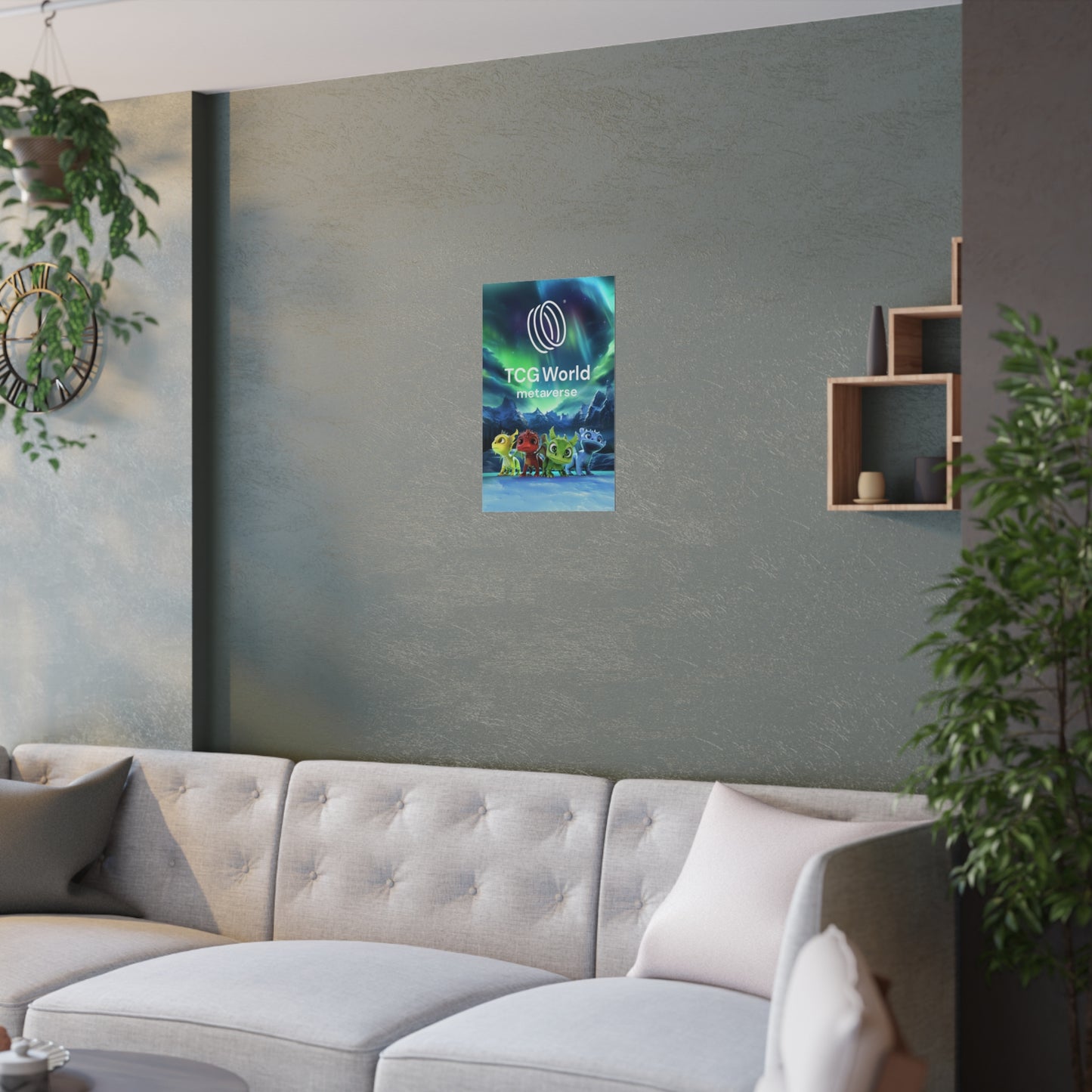 TCG World Baby Dragons Satin Poster (White Logo)
