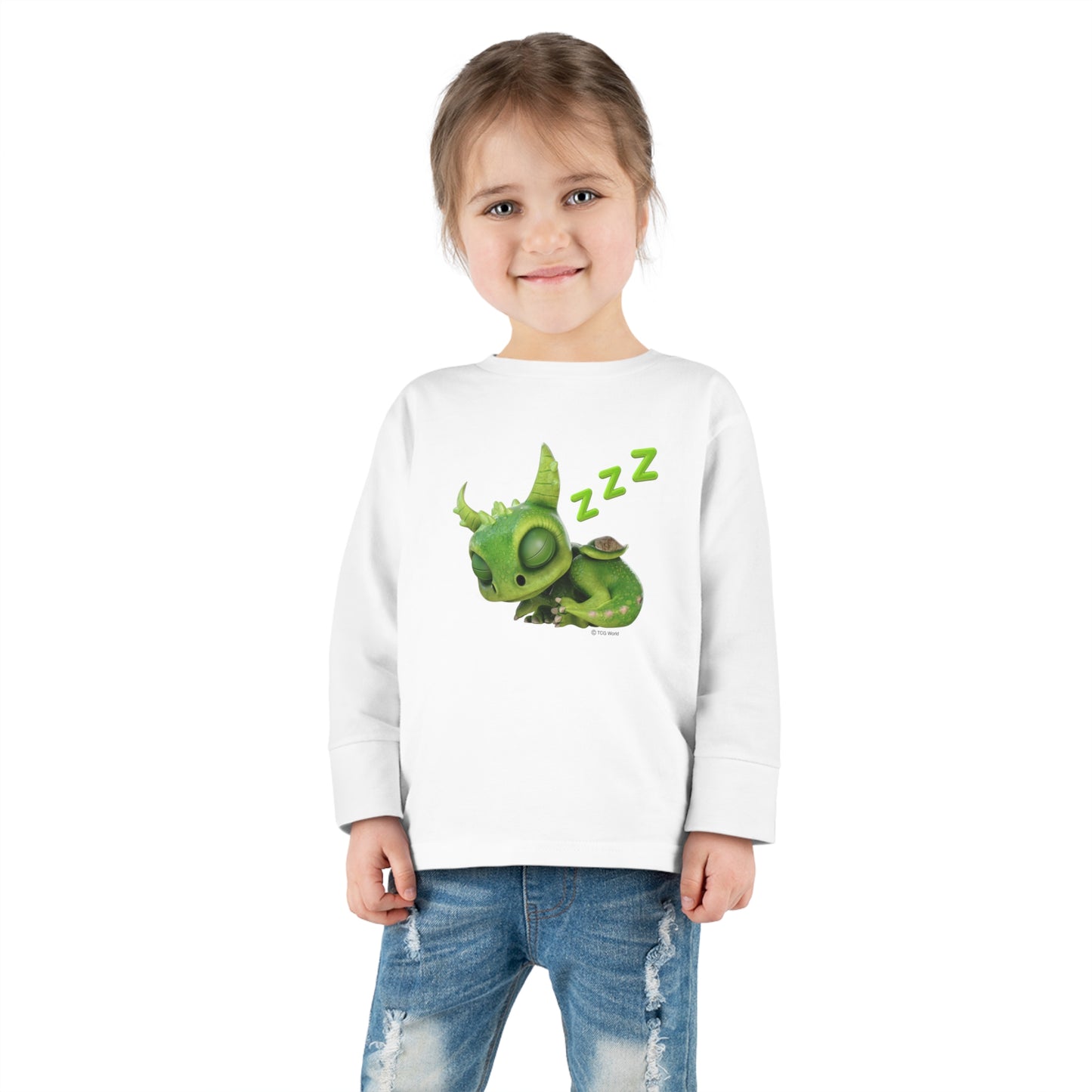 Gaia Sleeping Toddler Long Sleeve Shirt
