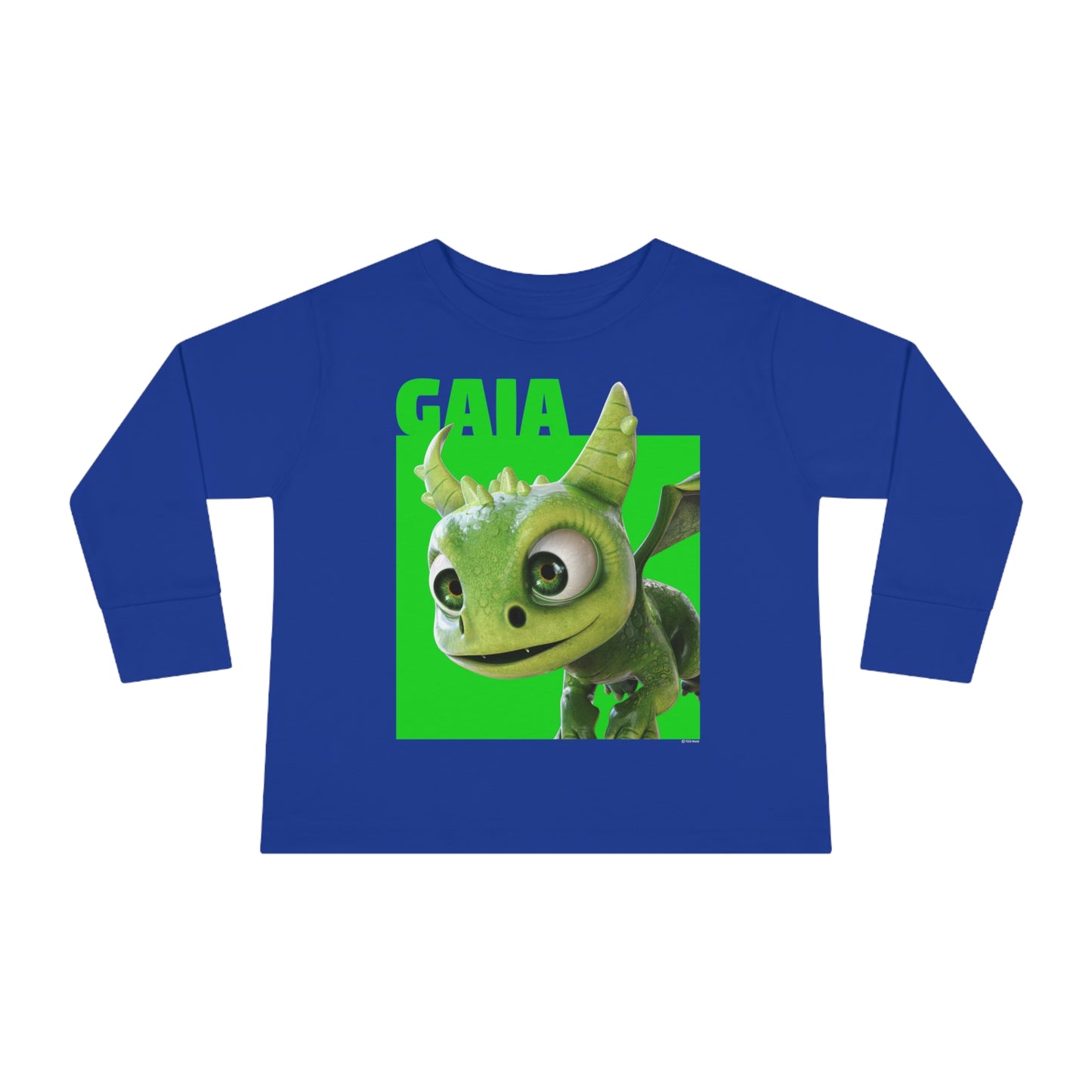 Gaia Color Block Toddler Long Sleeve Shirt
