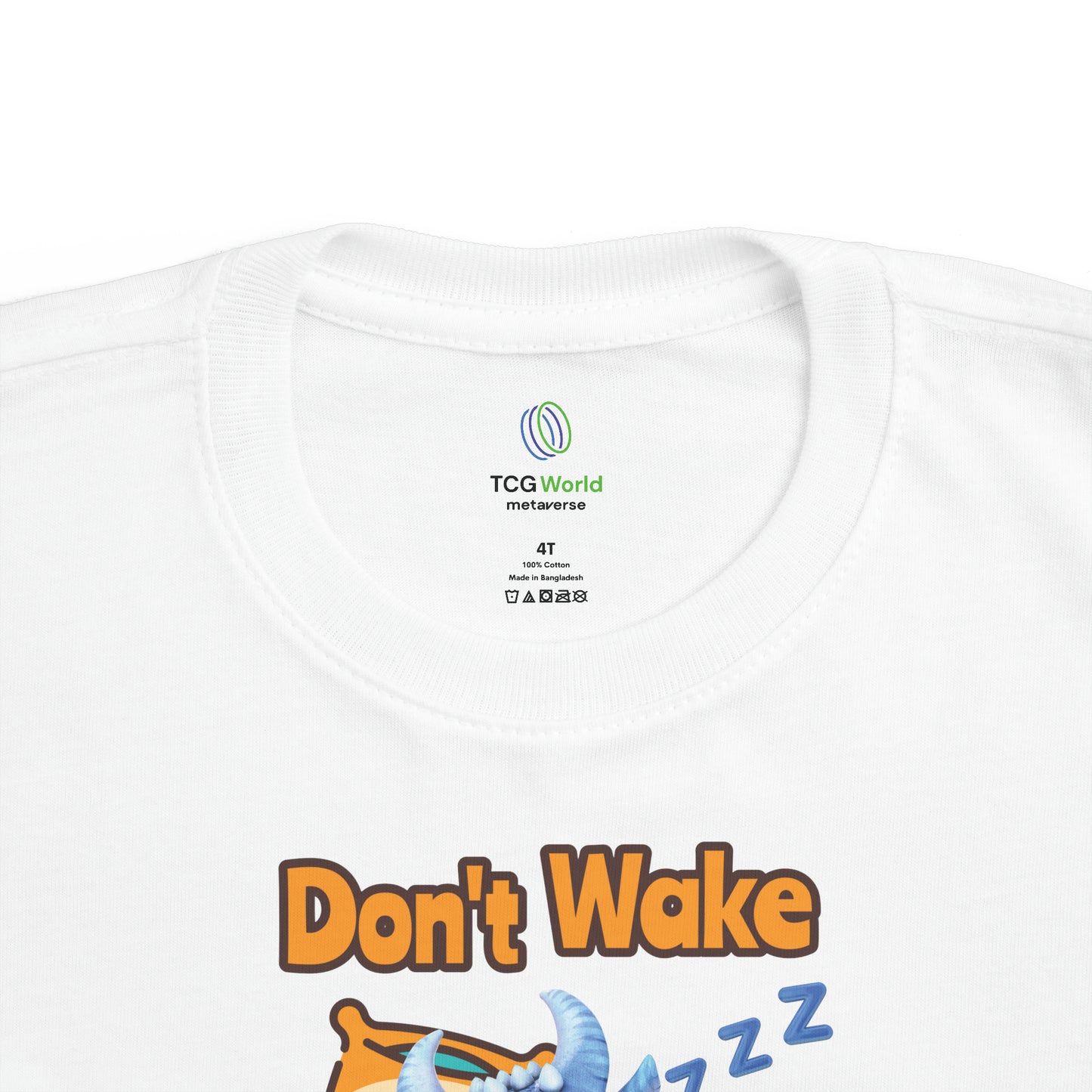 Boreas Don't Wake A Sleeping Dragon Toddler's Fine Jersey Tee Shirt