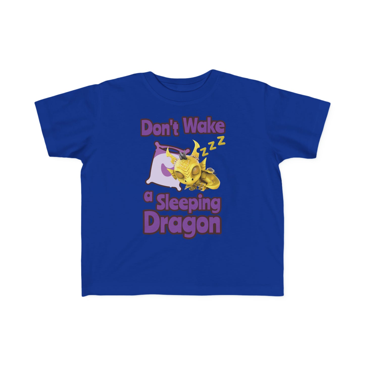 Phaedra Don't Wake A Sleeping Dragon Toddler's Fine Jersey Tee Shirt