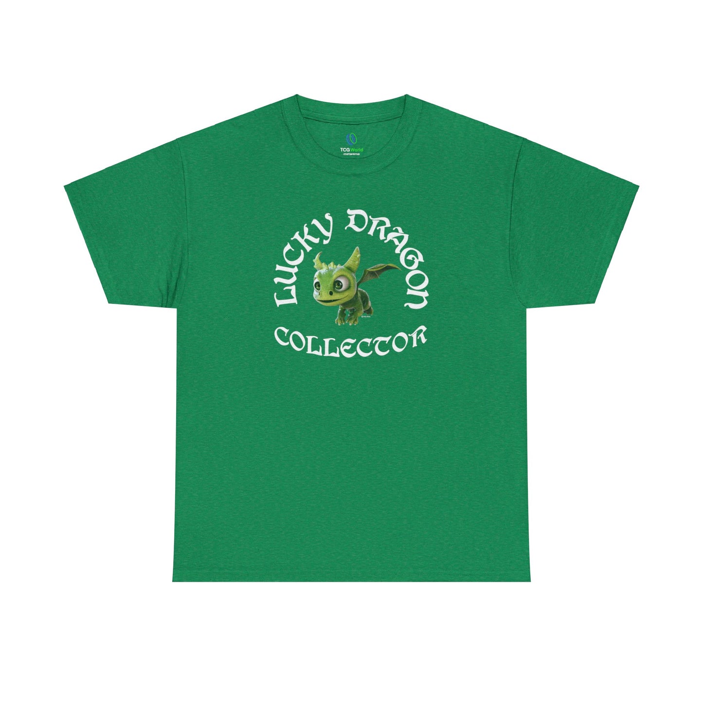 Lucky Dragon Collector Gaia Saint Patrick's Day Adult Unisex Heavy Cotton Tee