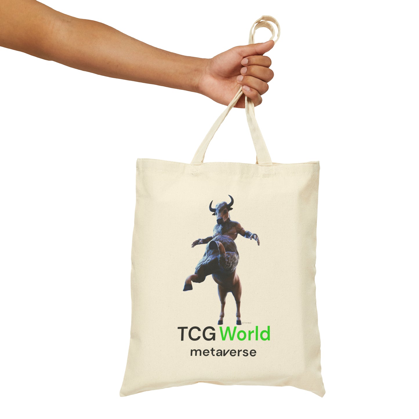 Taurmax - TCG World Metaverse Sprite Canvas Tote Bag