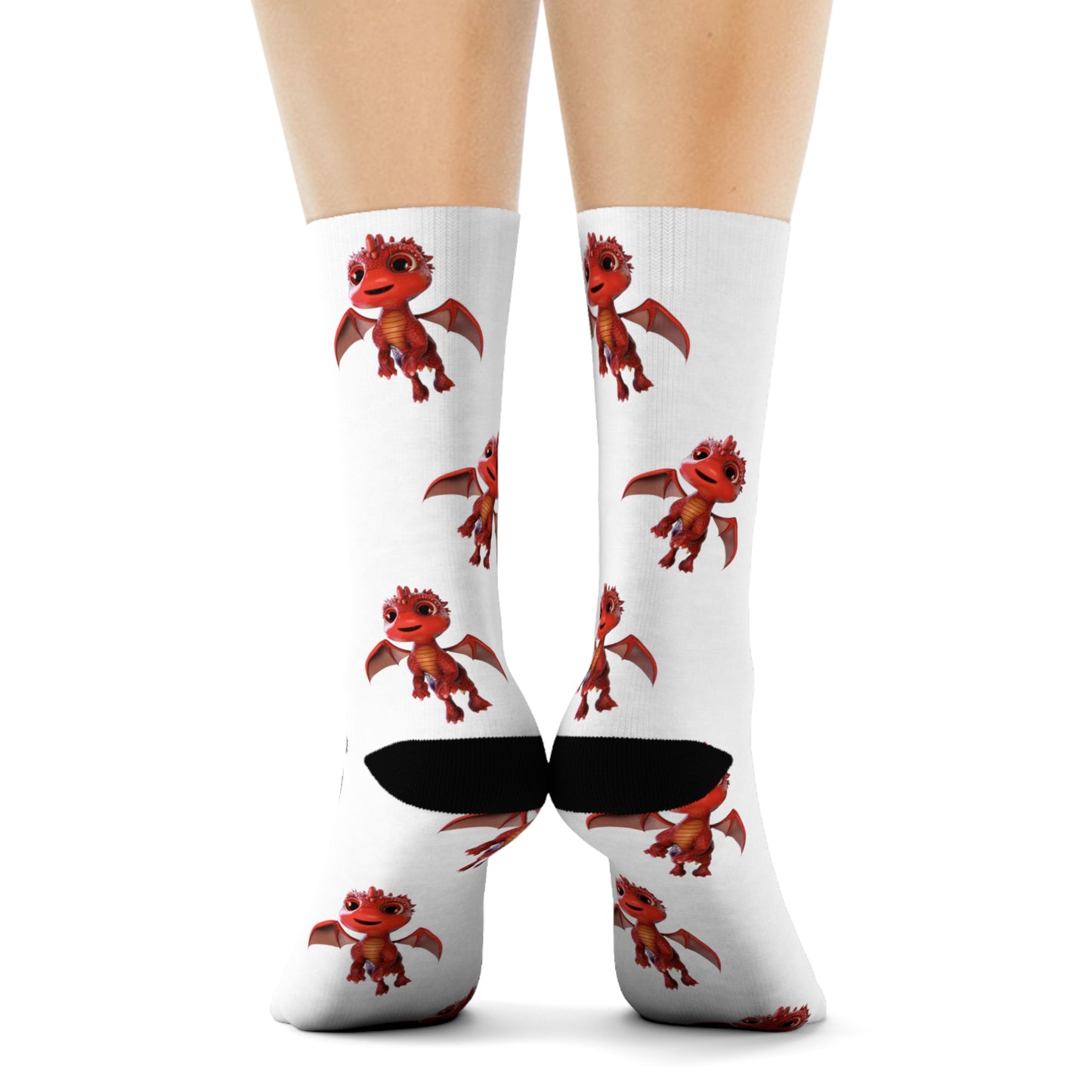 Flying Aifos Crew Socks - Adult (White)