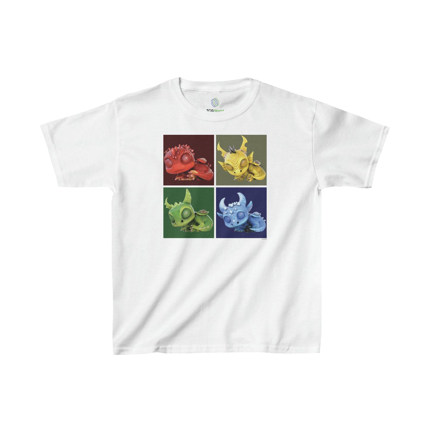 Baby Dragons Sleeping - Kids Heavy Cotton™ Tee T-Shirt