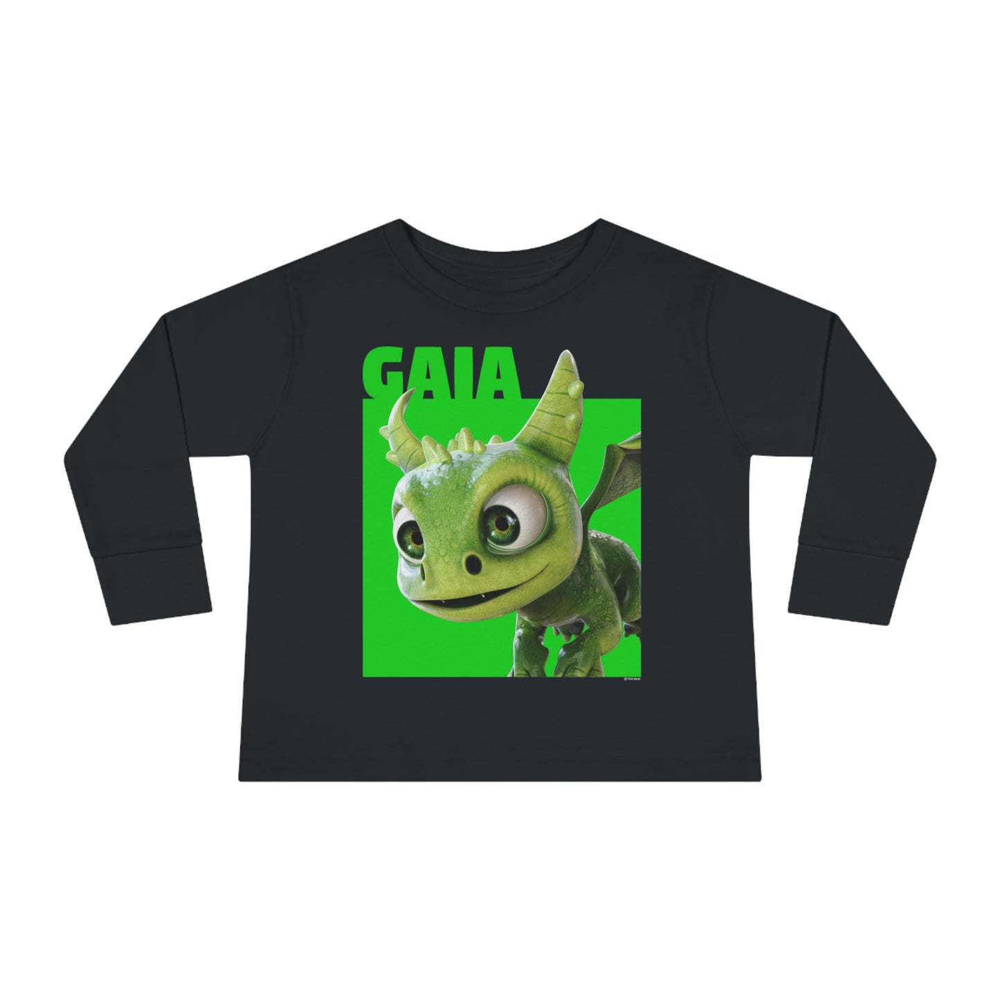 Gaia Color Block Toddler Long Sleeve Shirt
