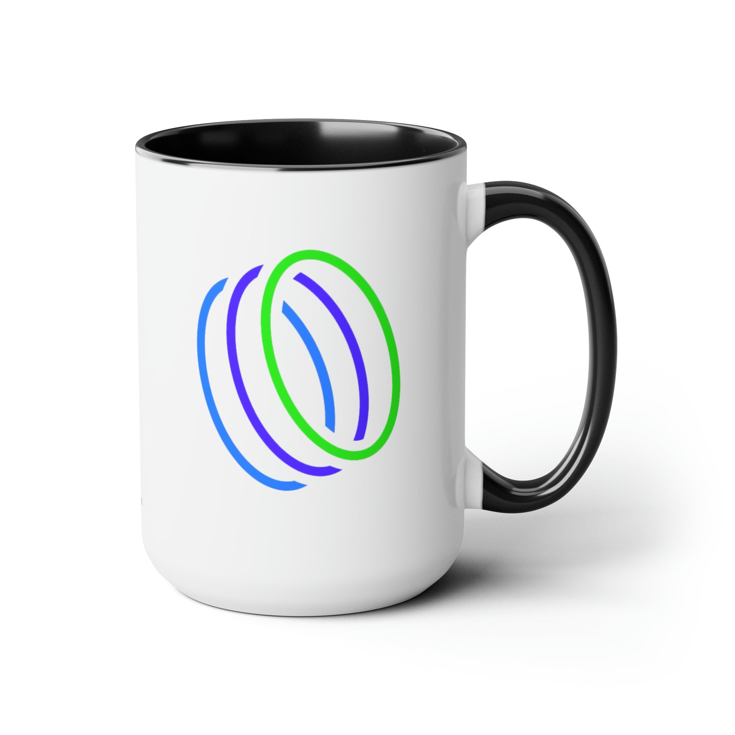 TCG World Rings Two-Tone Coffee Mug, 15oz