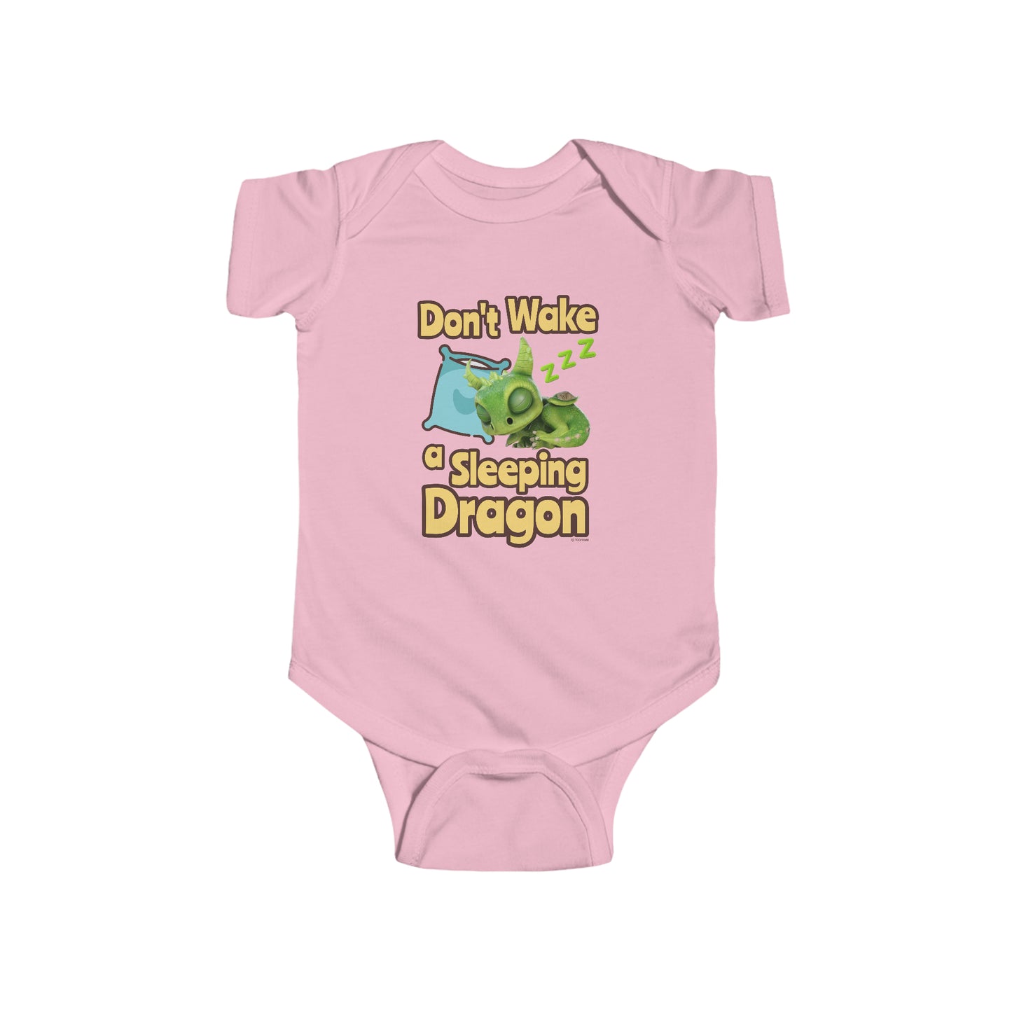 Gaia Don't Wake A Sleeping Dragon - Infant Fine Jersey Bodysuit