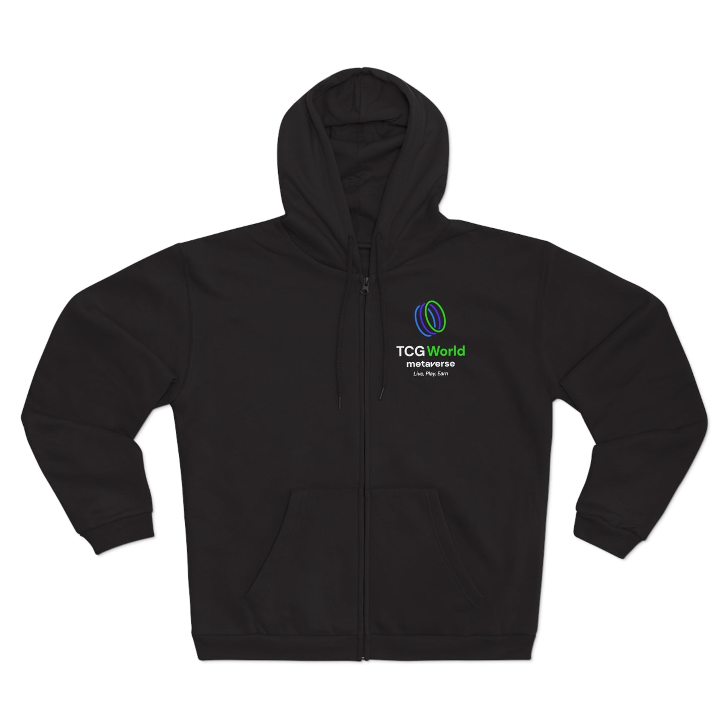 TCG World Metaverse Baby Dragons Unisex Hooded Zip Up Sweatshirt Hoodie