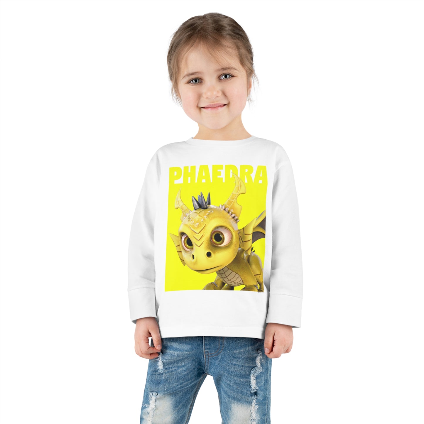 Phaedra Color Block Toddler Long Sleeve Shirt