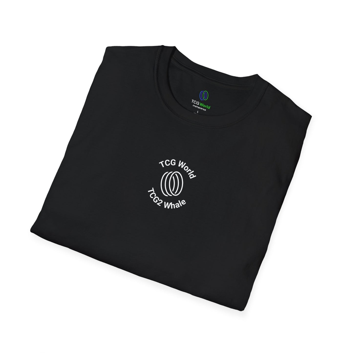TCG World TCG2 Whale Center Logo - Unisex Adult Softstyle T-Shirt