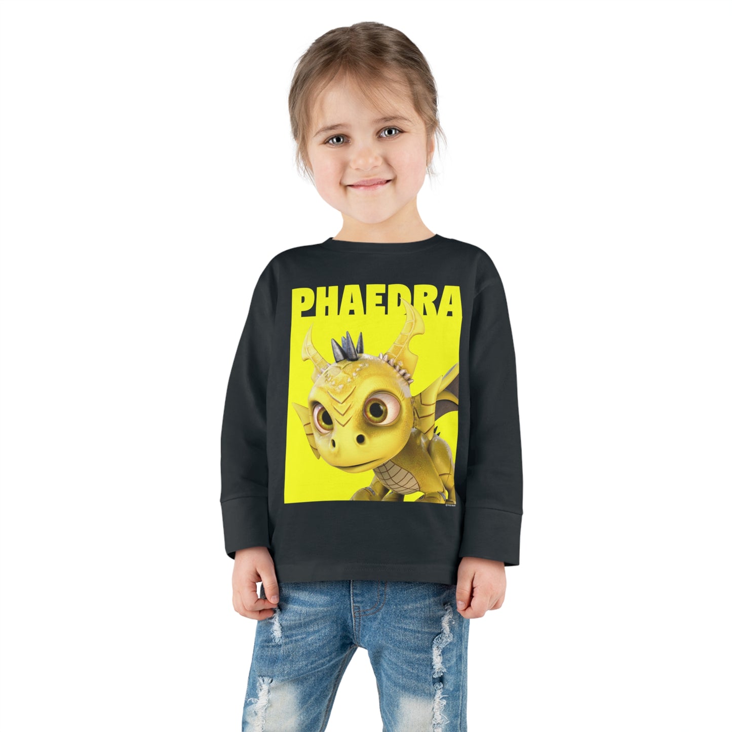 Phaedra Color Block Toddler Long Sleeve Shirt