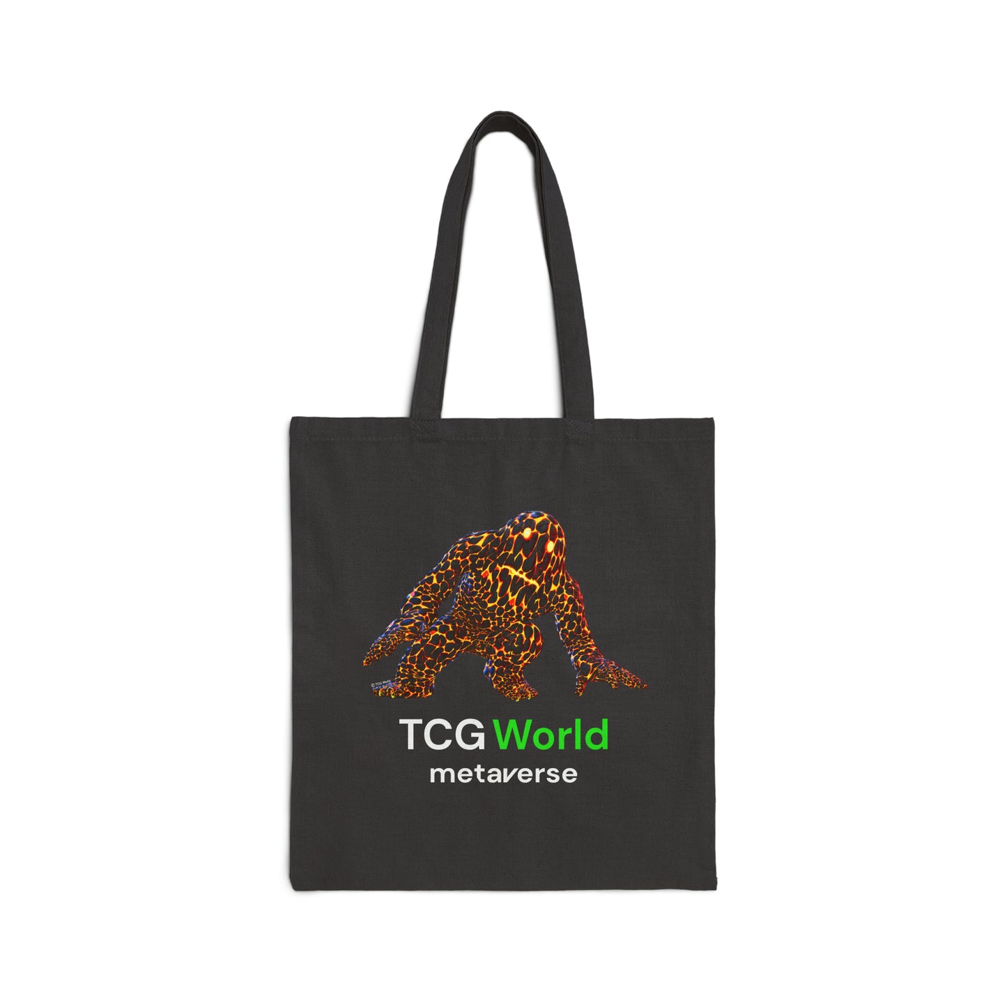 Lava Man - TCG World Metaverse Sprite Canvas Tote Bag