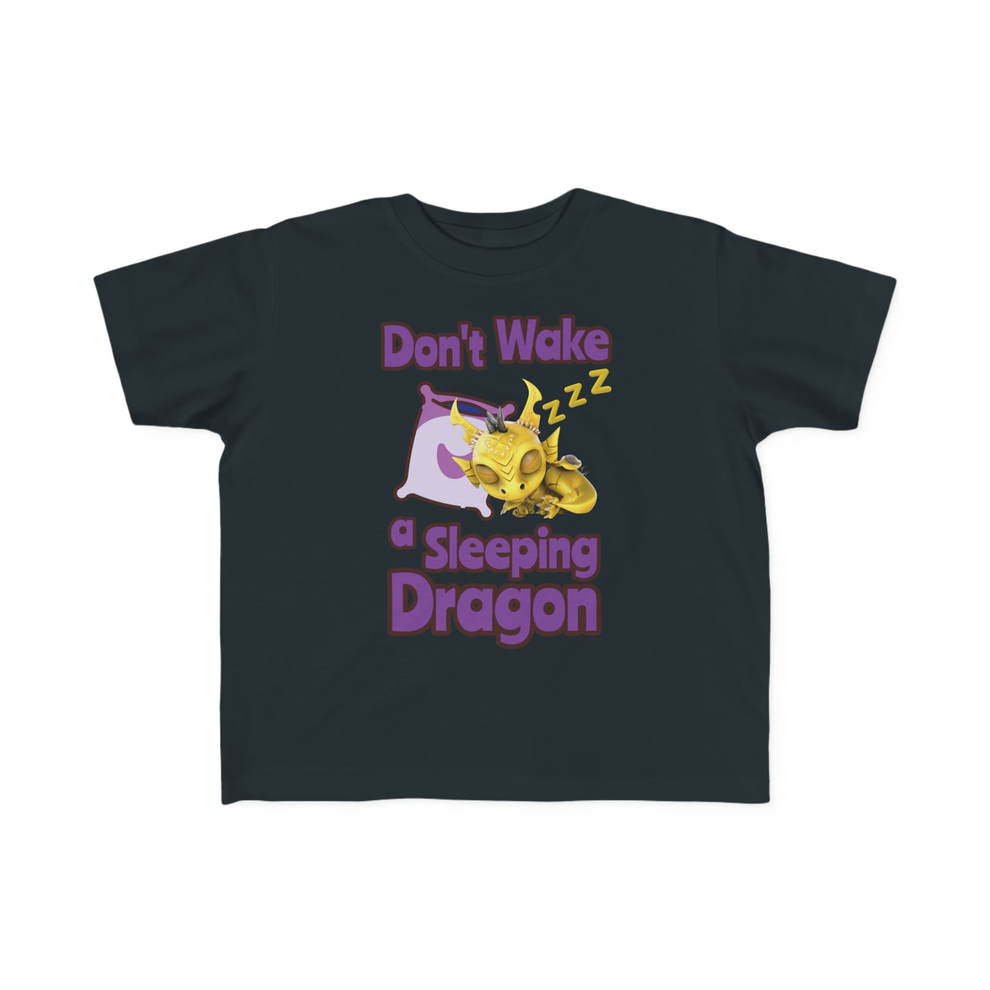 Phaedra Don't Wake A Sleeping Dragon Toddler's Fine Jersey Tee Shirt