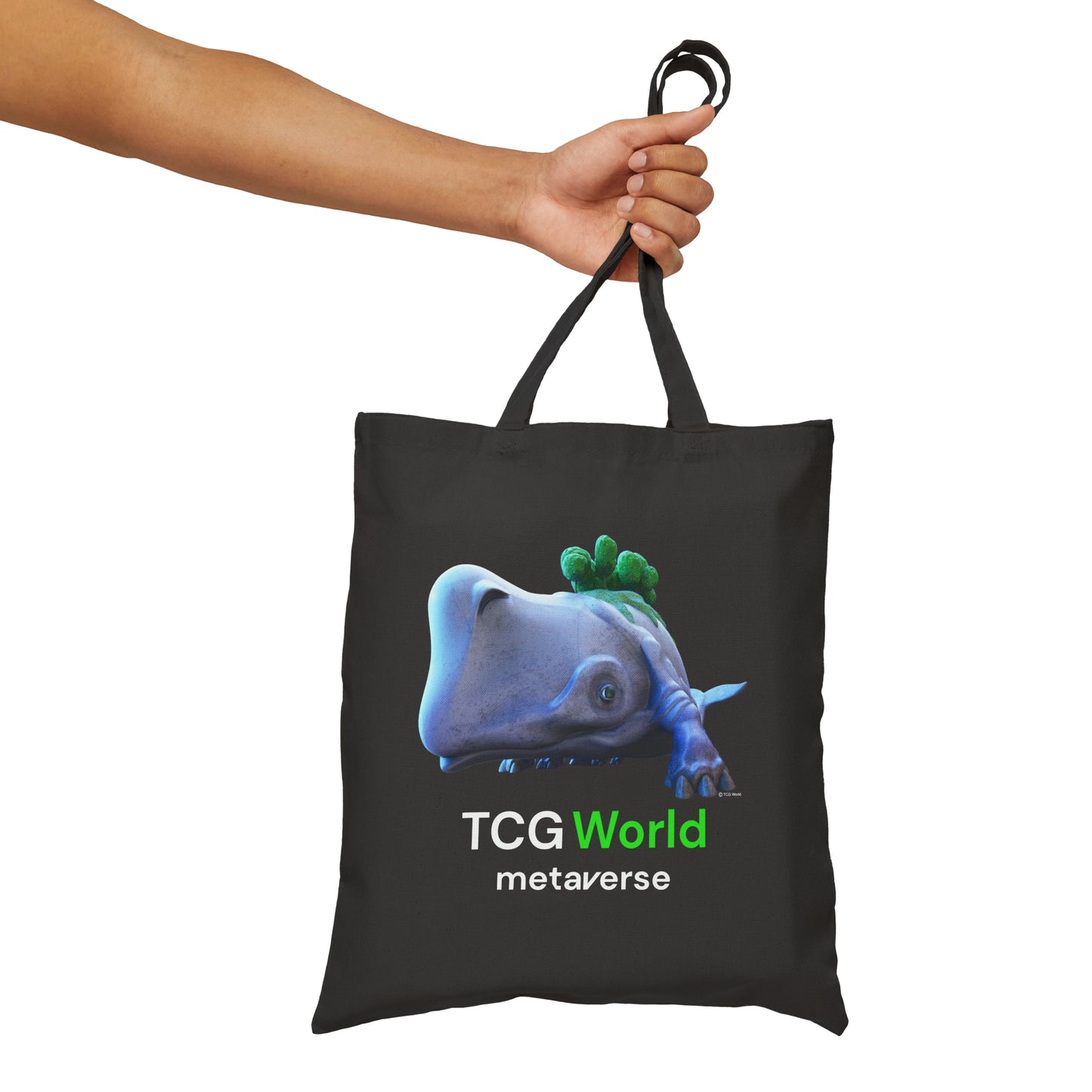 Whaland - TCG World Metaverse Sprite Canvas Tote Bag
