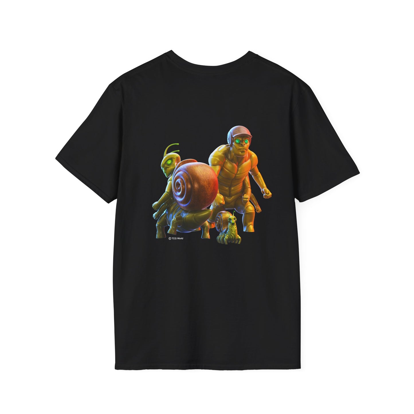 Black Tee - Sprite Family - Unisex Adult Softstyle T-Shirt