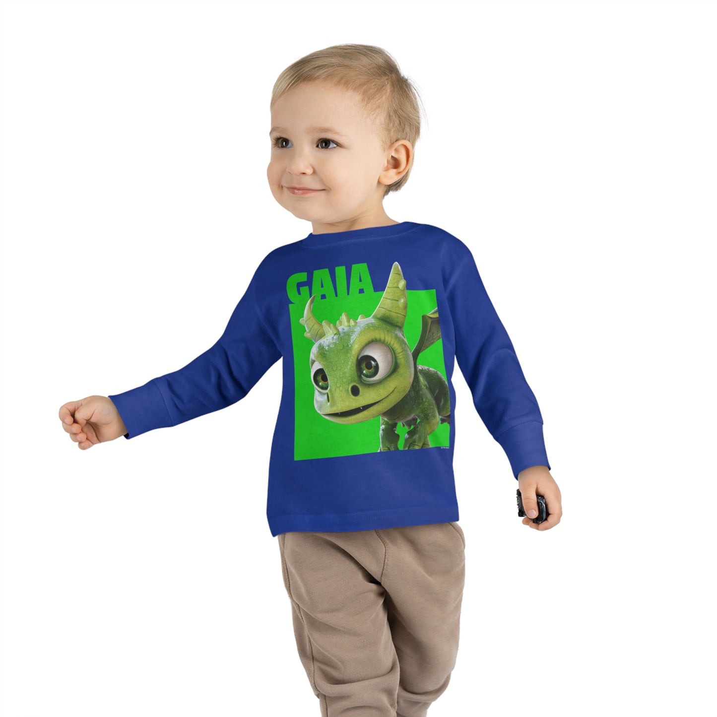 Gaia Color Block Toddler Long Sleeve Shirt