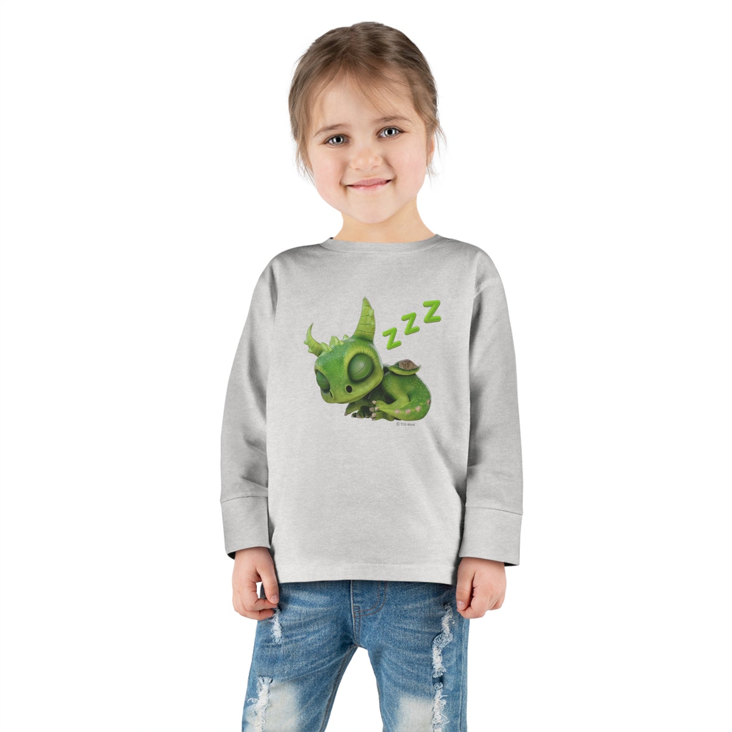 Gaia Sleeping Toddler Long Sleeve Shirt